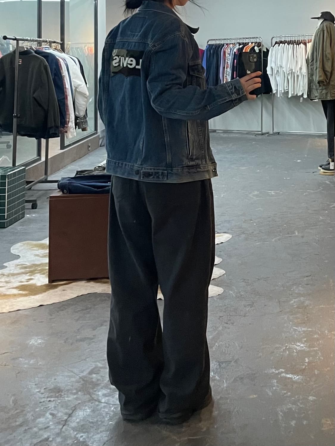 리바이스 카모플라주 베트윙 로고 데님 트러커 자켓 H2140 상품이미지1