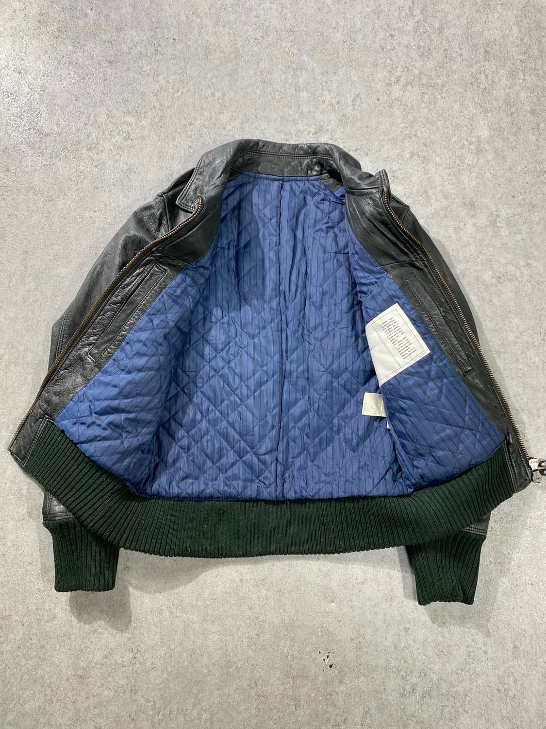 [S] Dritte 드리떼 고트스킨 투웨이 람포집업 레더자켓 상품이미지5