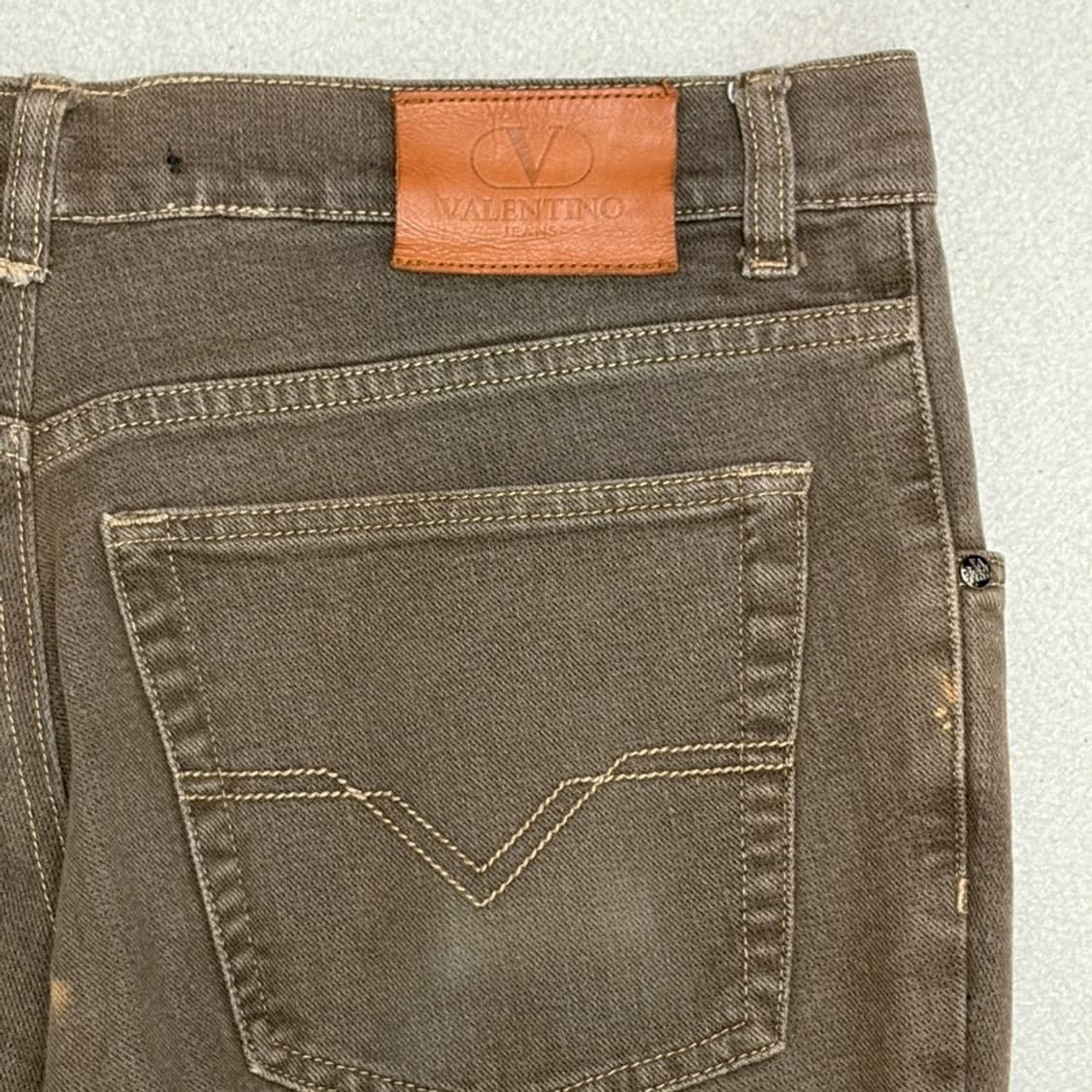 VALENTINO 브라운 코튼팬츠 32 상품이미지7