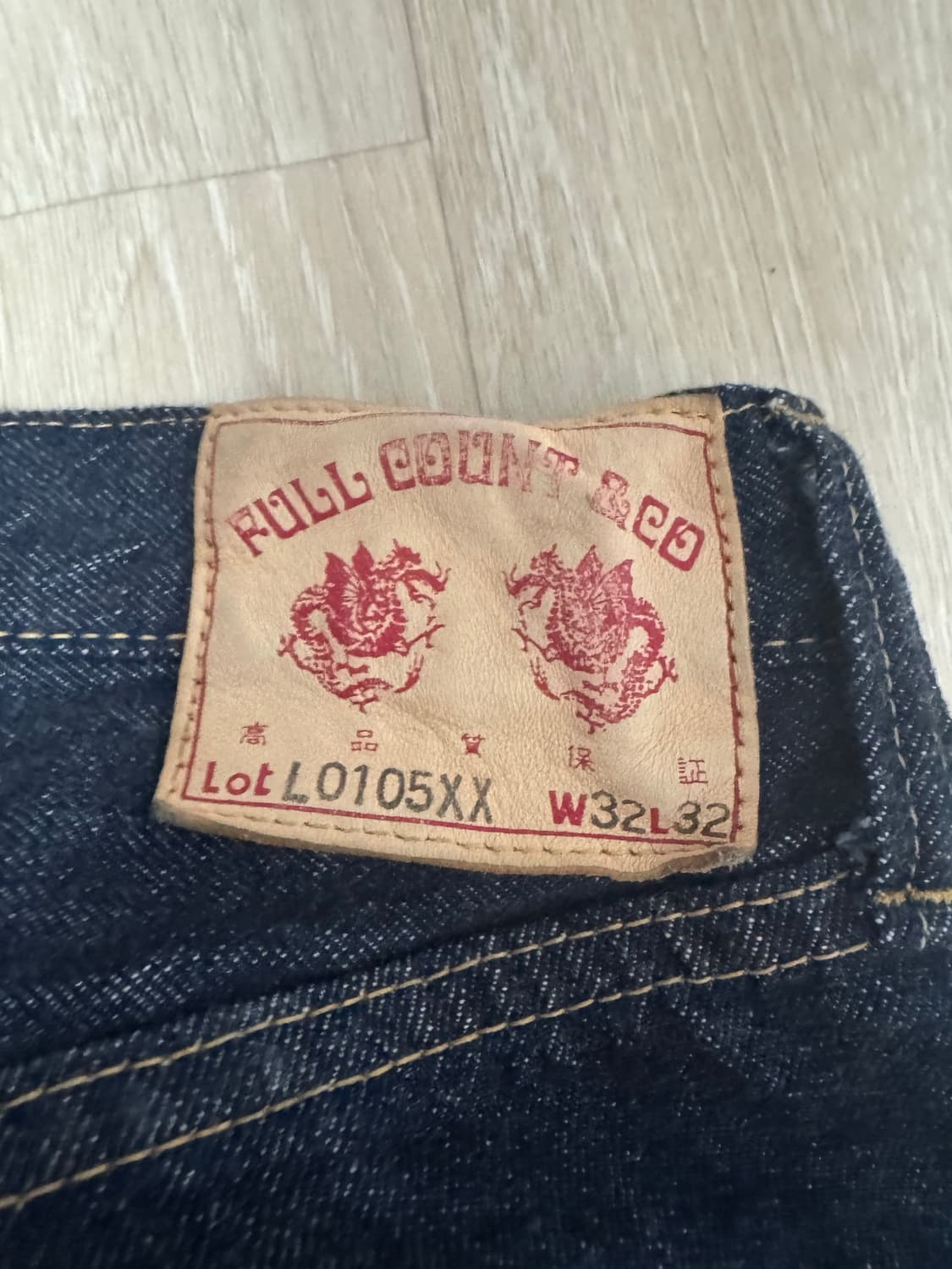 풀카운트 L0105XX 32 오어슬로우 웨어하우스 제라도 LVC RRL 상품이미지2