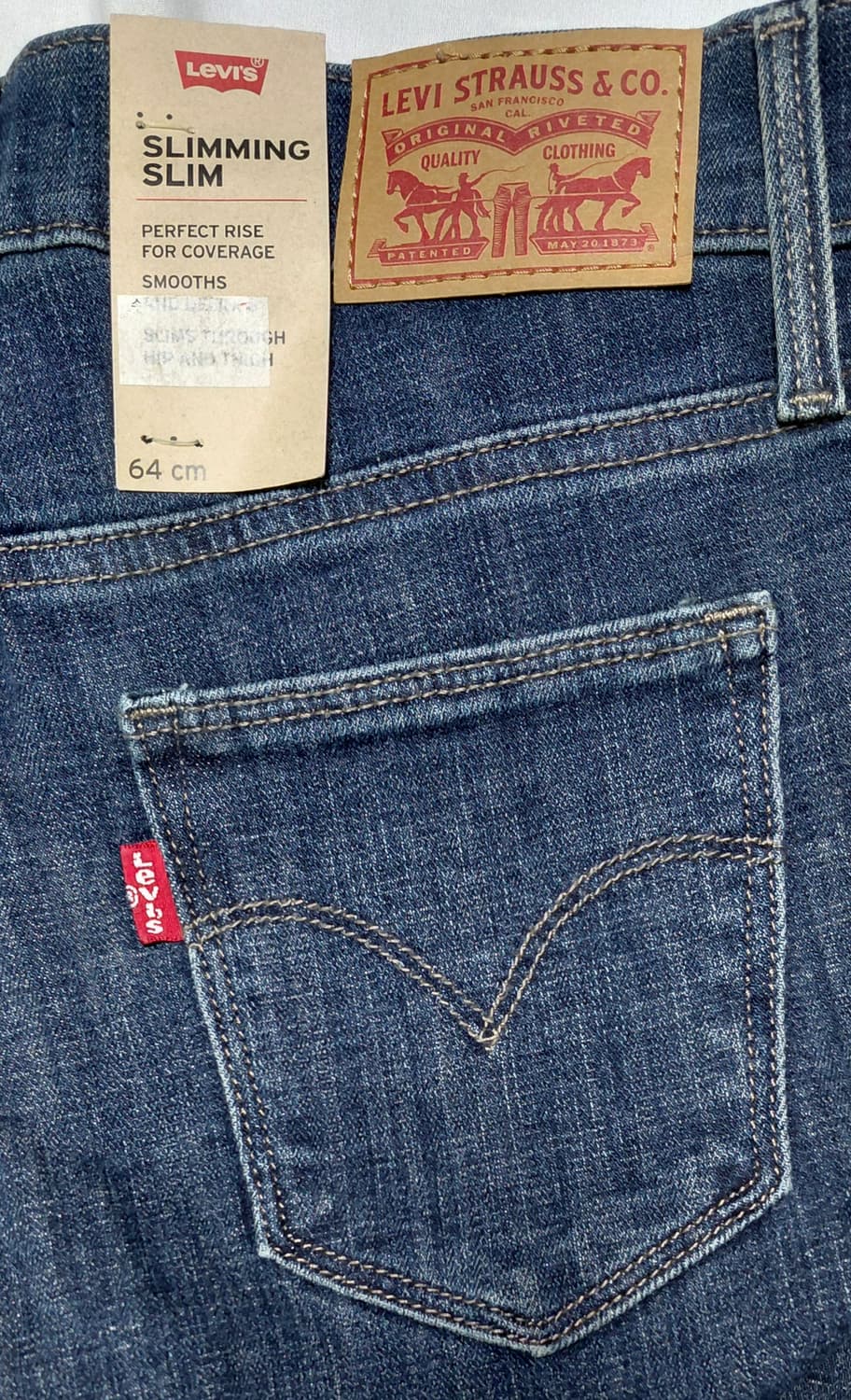 [새상품/25] 리바이스 슬리밍 슬림 데님 (아시아핏/진청) 상품이미지1