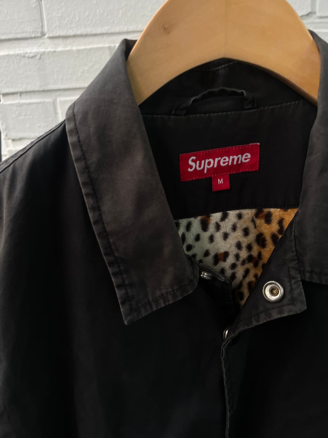 SUPREME leopard coach jacket 상품이미지8