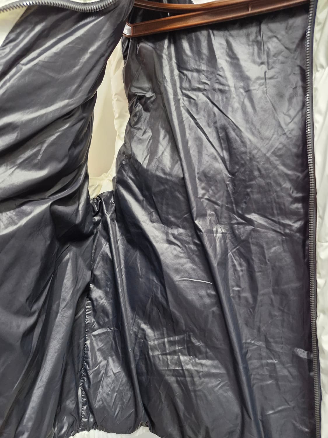 100L PXG 화이트 웰딩 다운 조끼 베스트. 상품이미지8