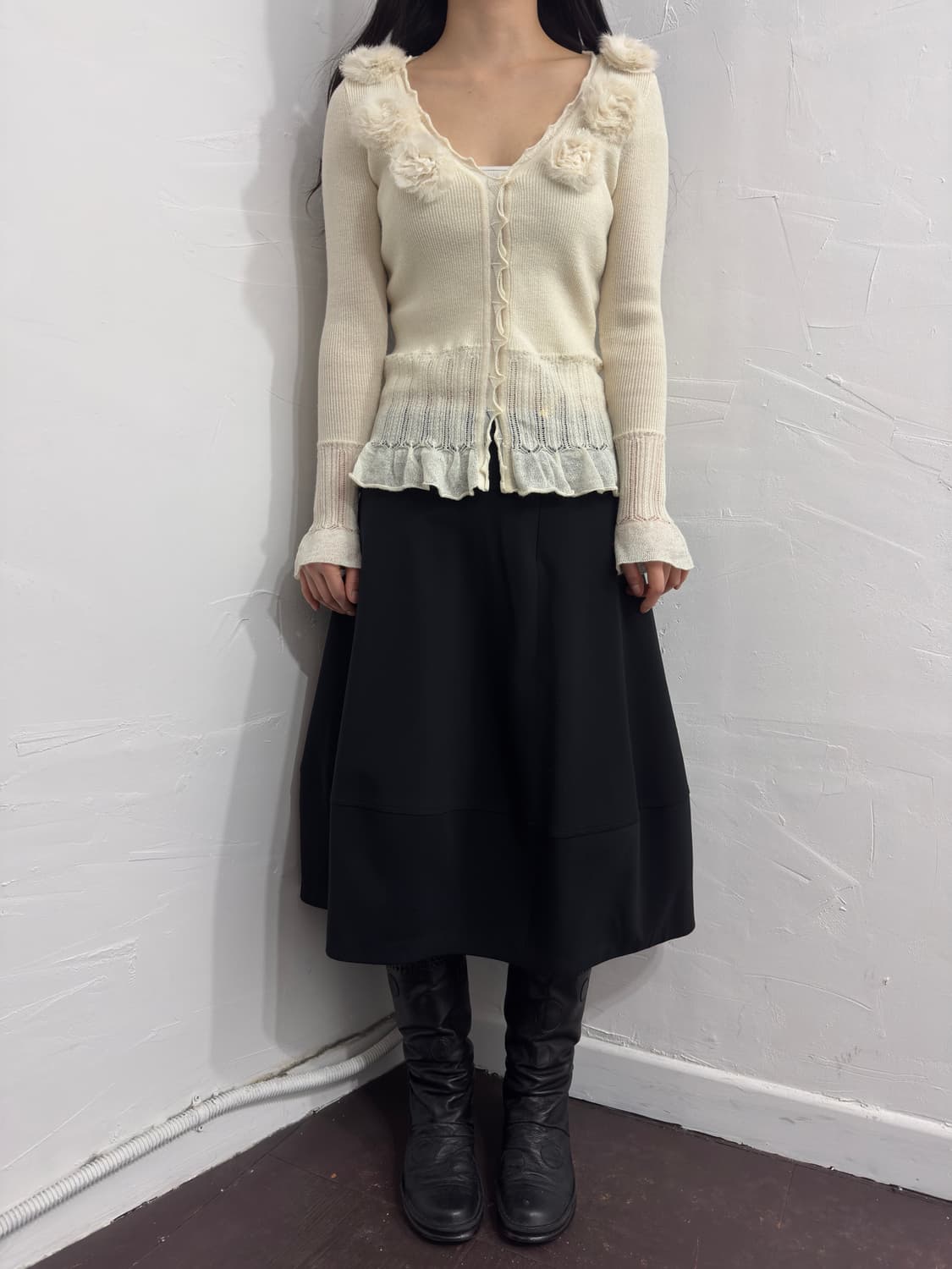 hiroko koshino puff midi skirt 상품이미지2