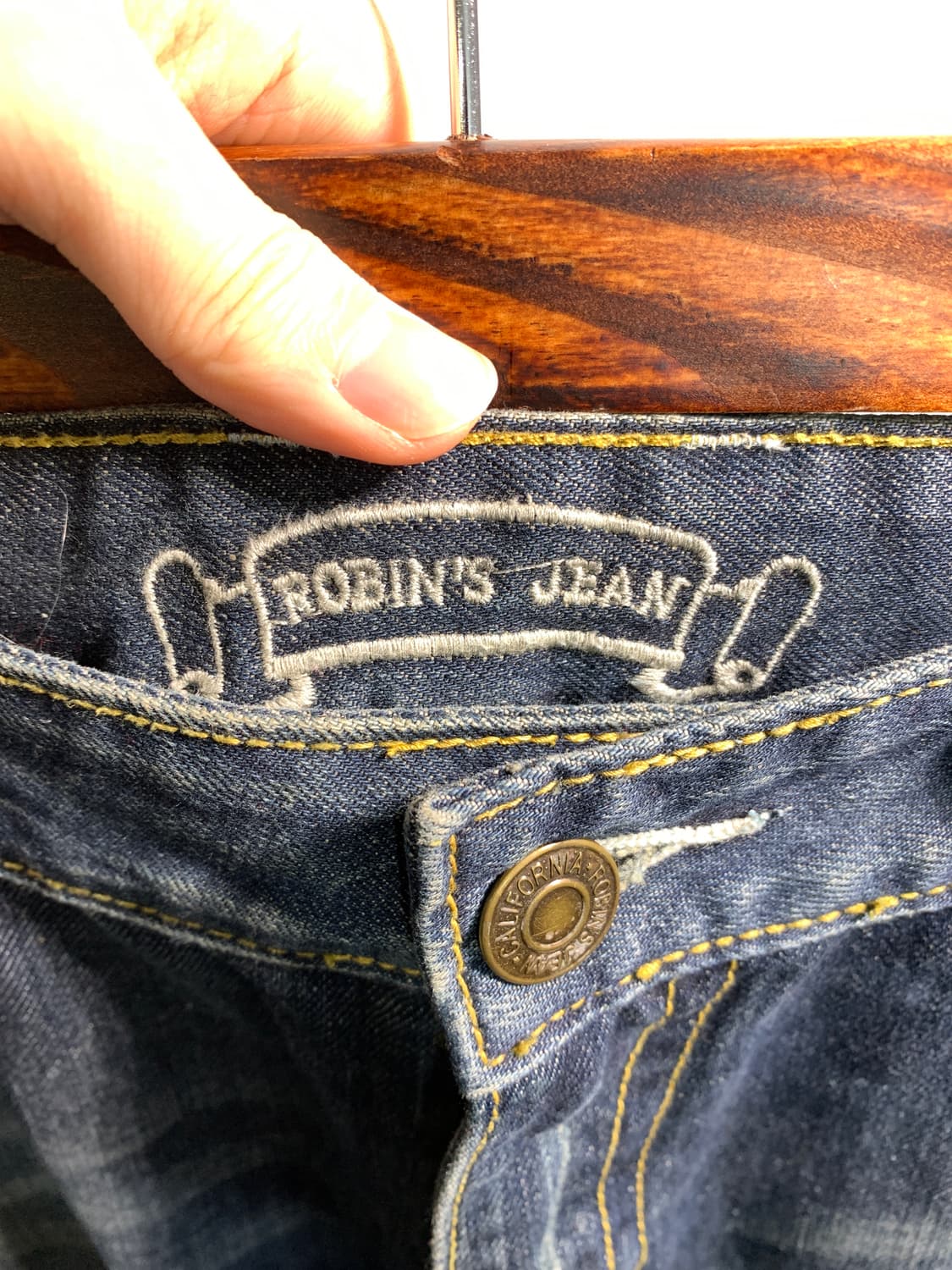 MADE in USA robins jean y2k 데님 32 상품이미지7