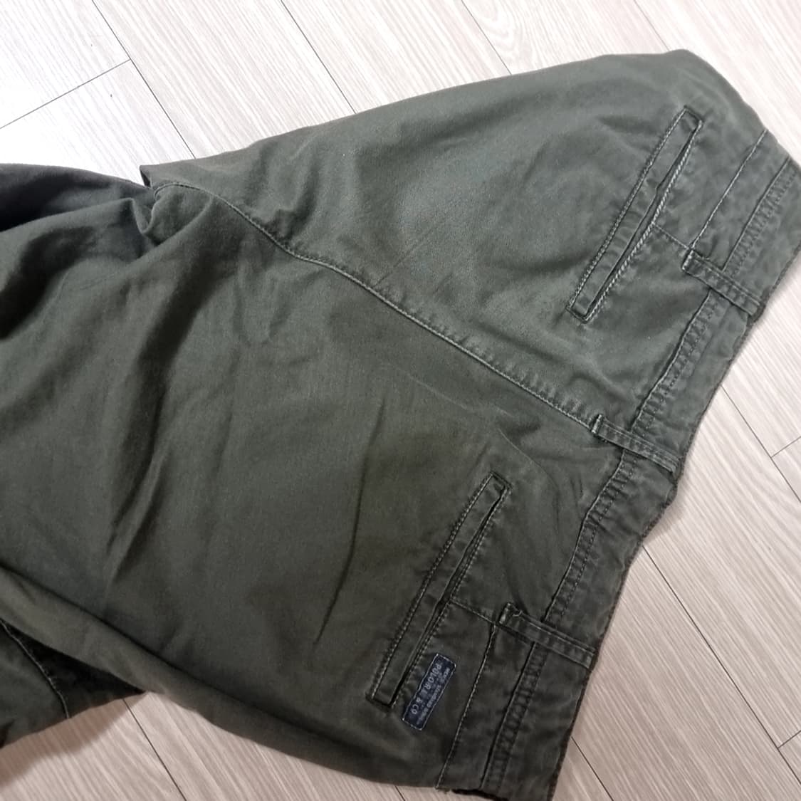폴로 빈티지 카키색 조거 면바지(32) 상품이미지6