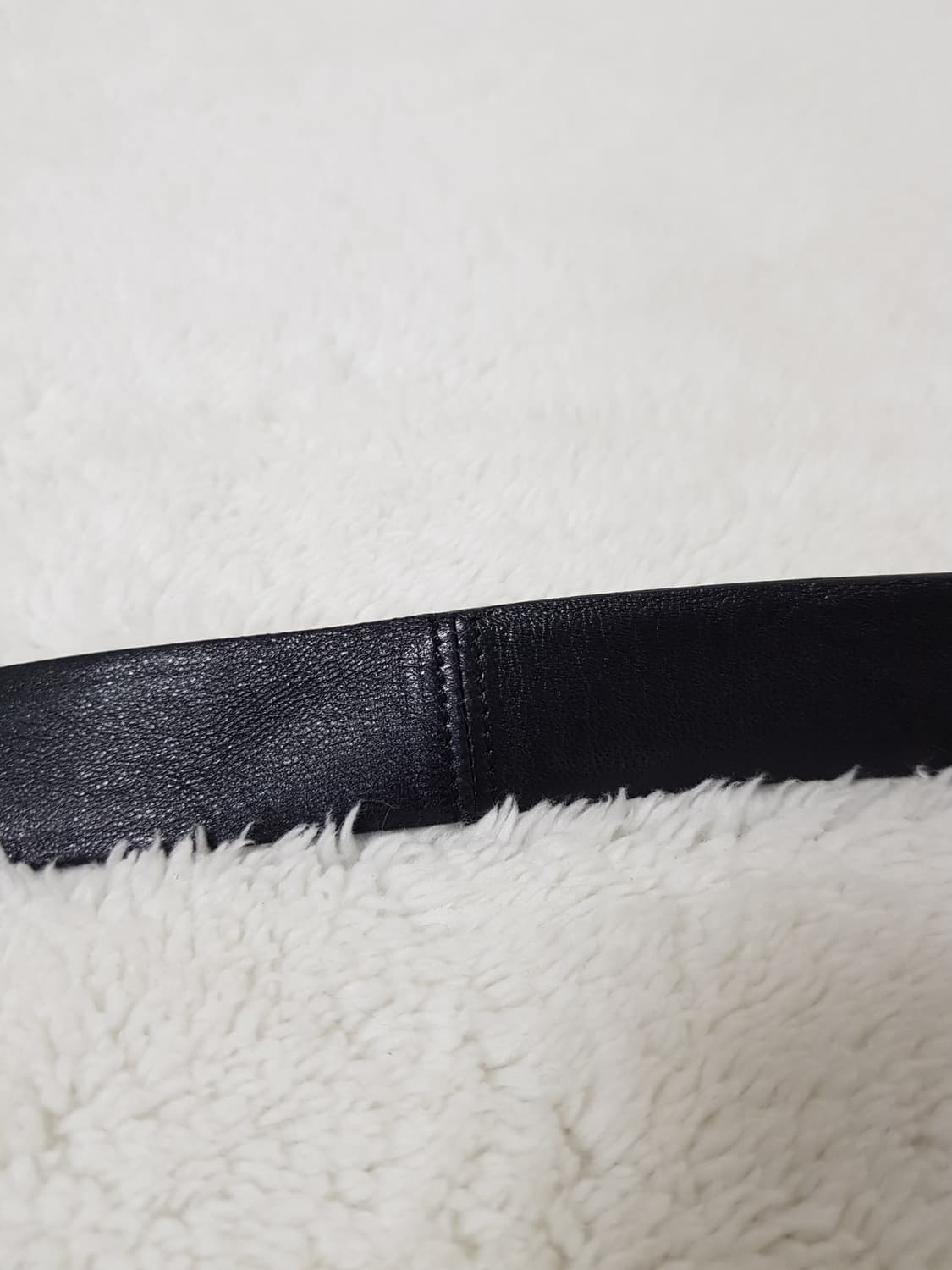 [85/34/정품] 로에베 아나그램 페이던트 블랙벨트 상품이미지7