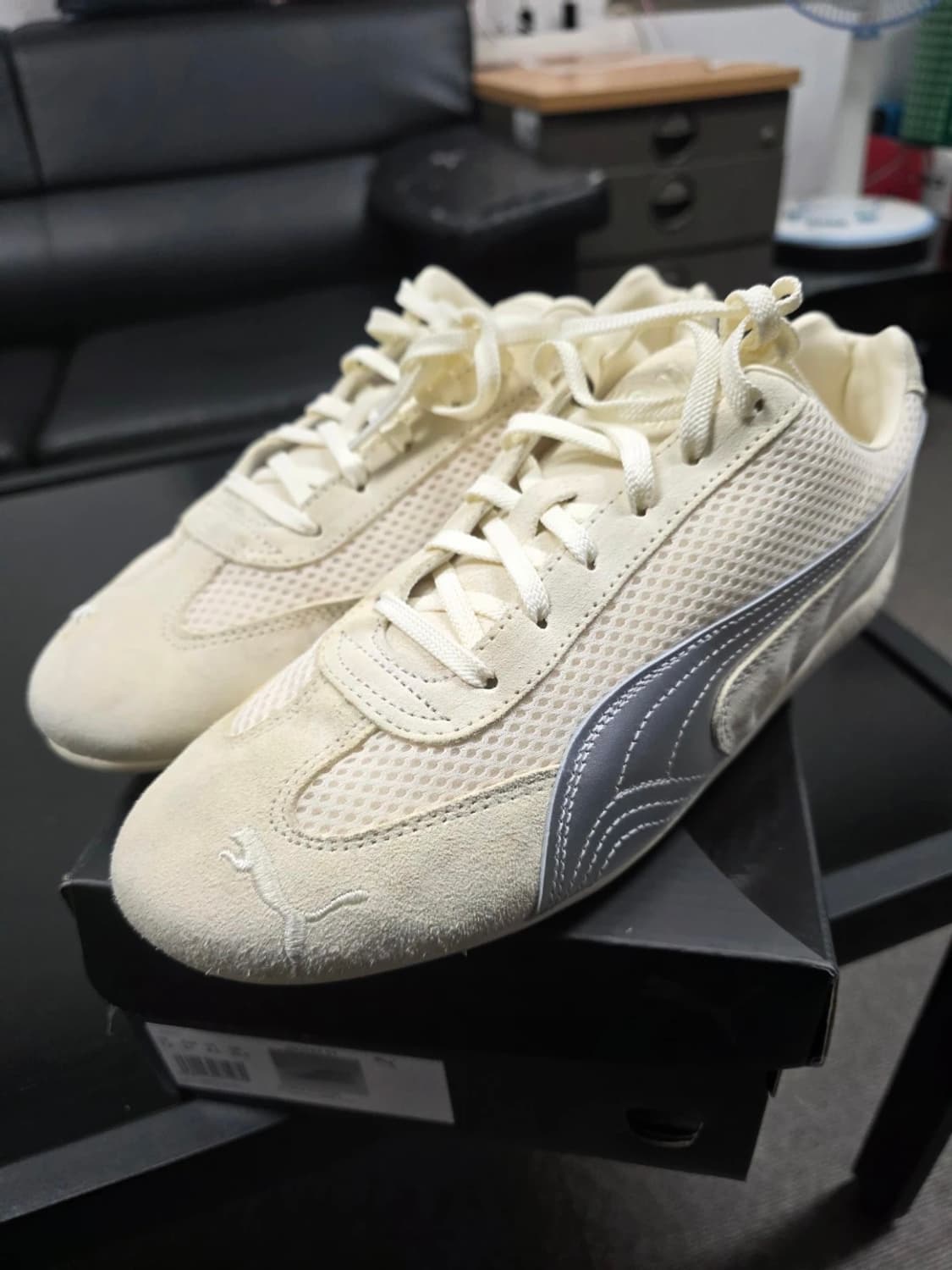[265] 푸마 스피드캣 프리미엄 아이보리 매트 실버 상품이미지1