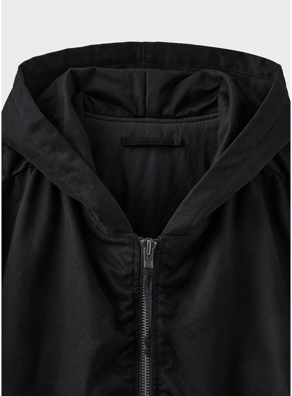 [L] 브랜디드 셔링 후드 봄버 자켓 상품이미지2