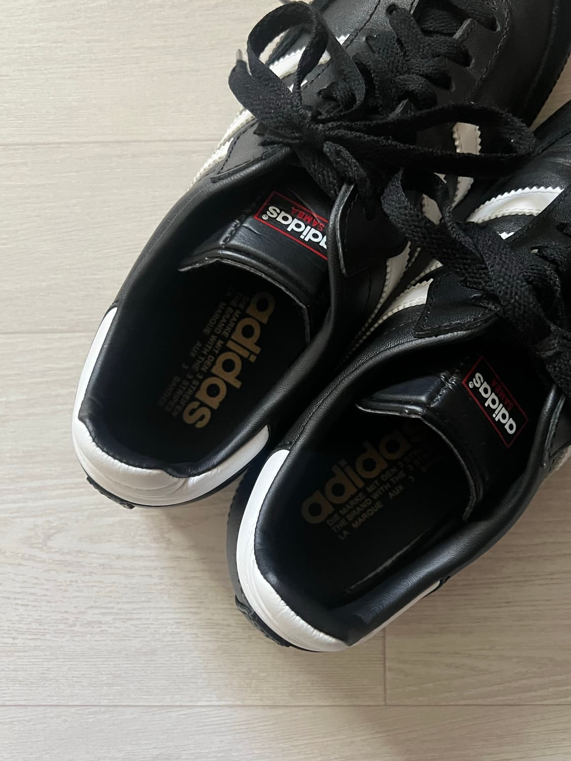 (260)아디다스 삼바 레더 코어 블랙 상품이미지7