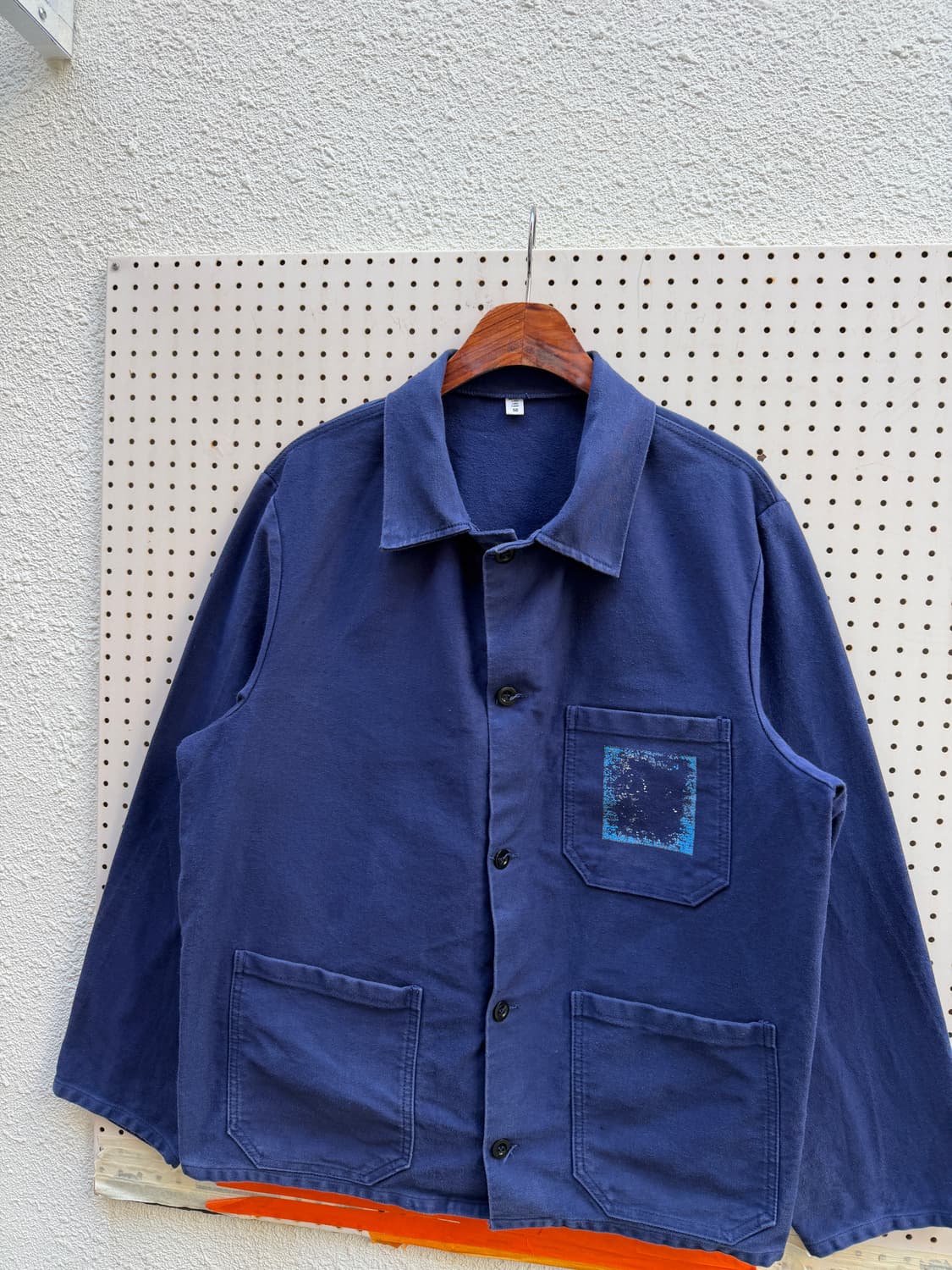 OLD EURO NAVY BLUE FRENCH WORK 프렌치워크자켓 상품이미지5