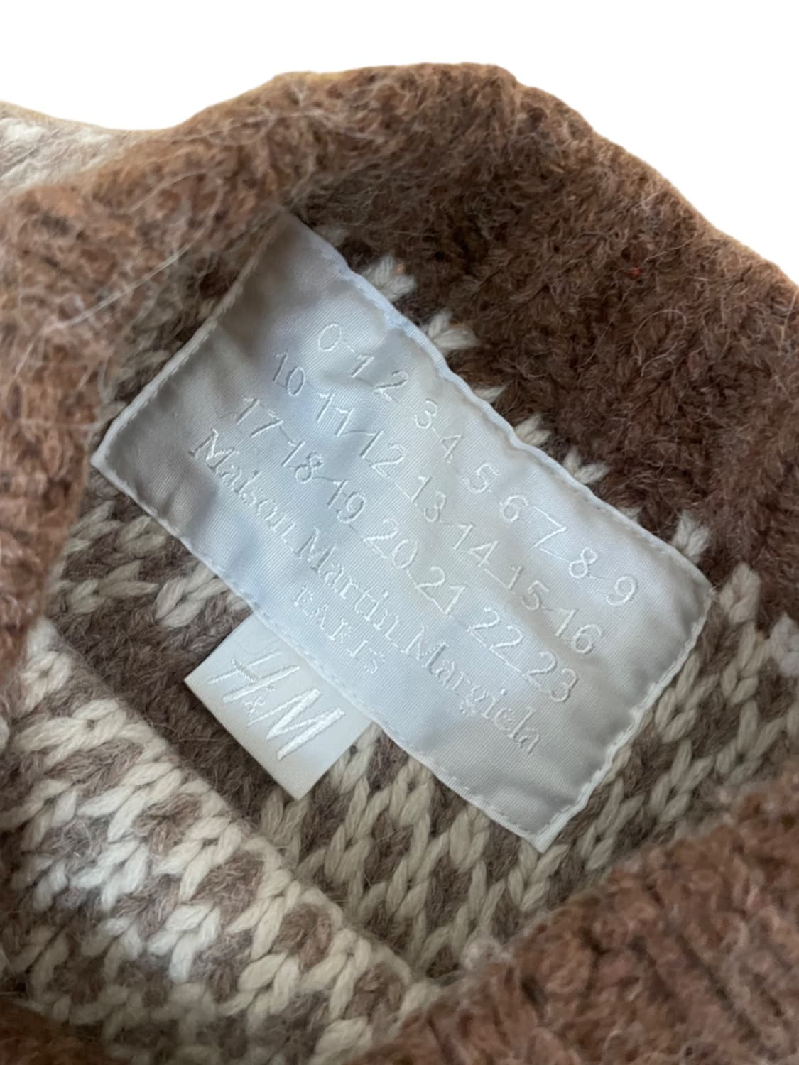 Maison Martin Margiela × H&M  노르딕 니트 상품이미지1