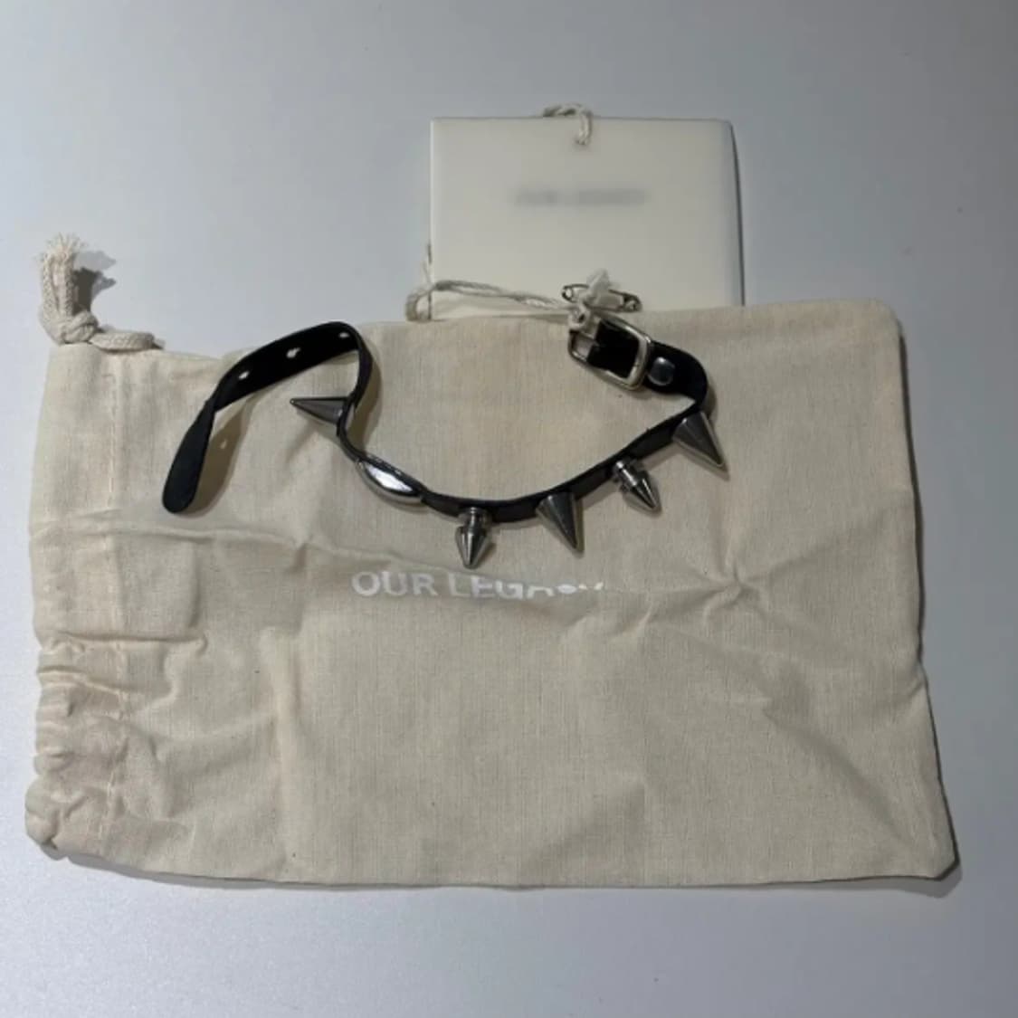 아워레가시 스터드 레더 브레이슬릿 팔찌 상품이미지1