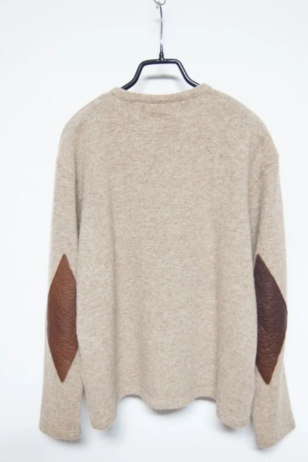 Kapital 캐피탈 헨리넥 가죽패치 니트 스웨터 상품이미지2