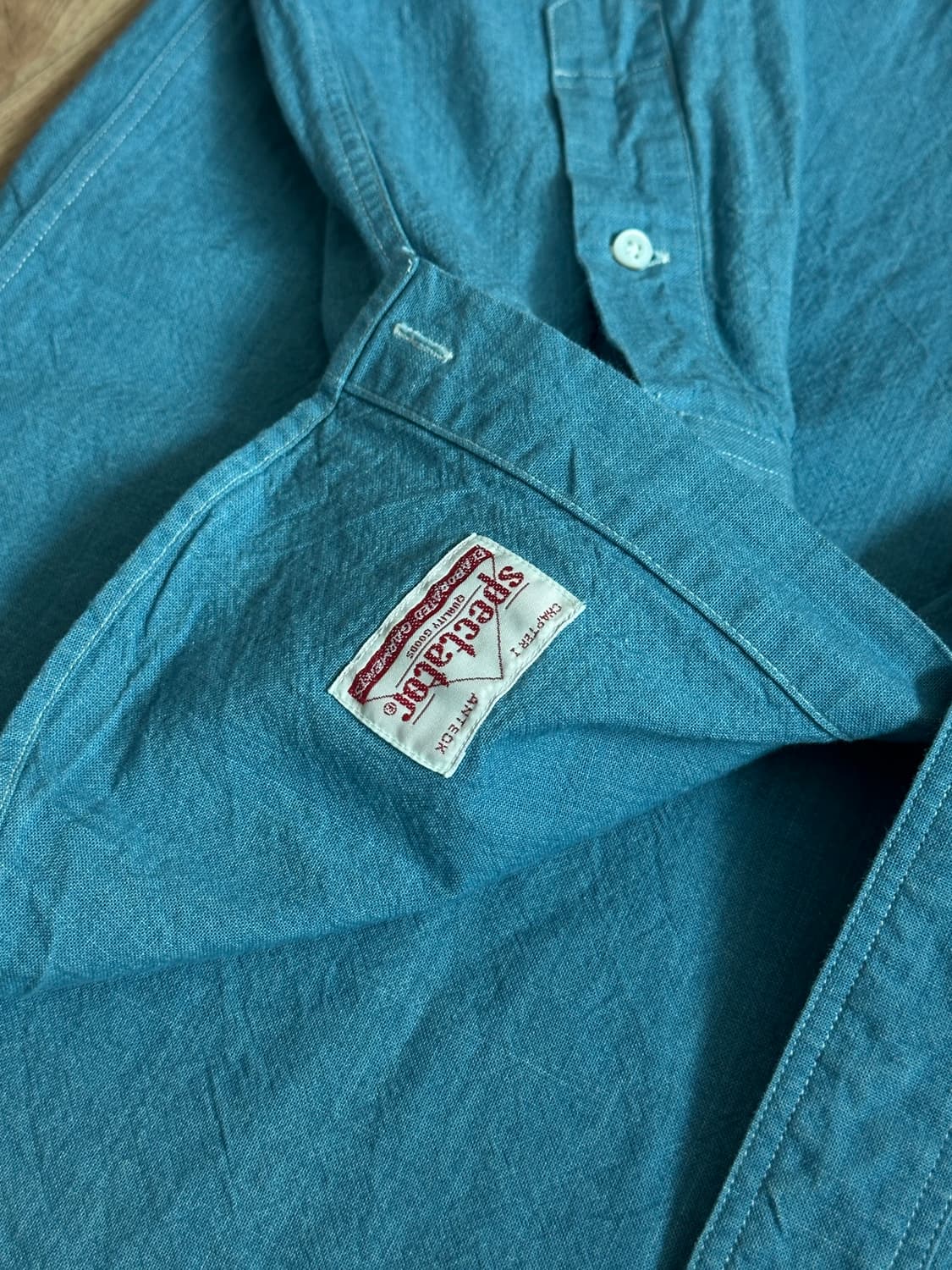 스펙테이터 샴브레이셔츠127C-005<WORK SHIRT C> 상품이미지4