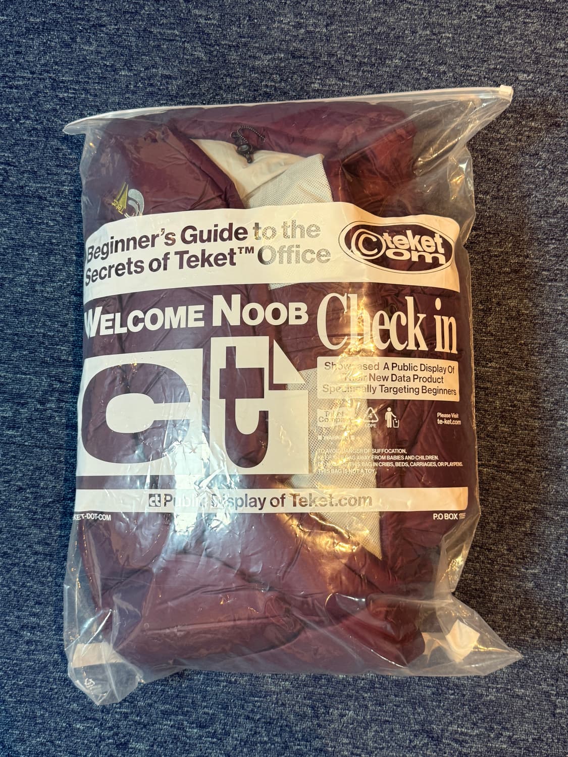 테켓 Warm Flex Down Jacket Purple 패딩 새상품 L 상품이미지9