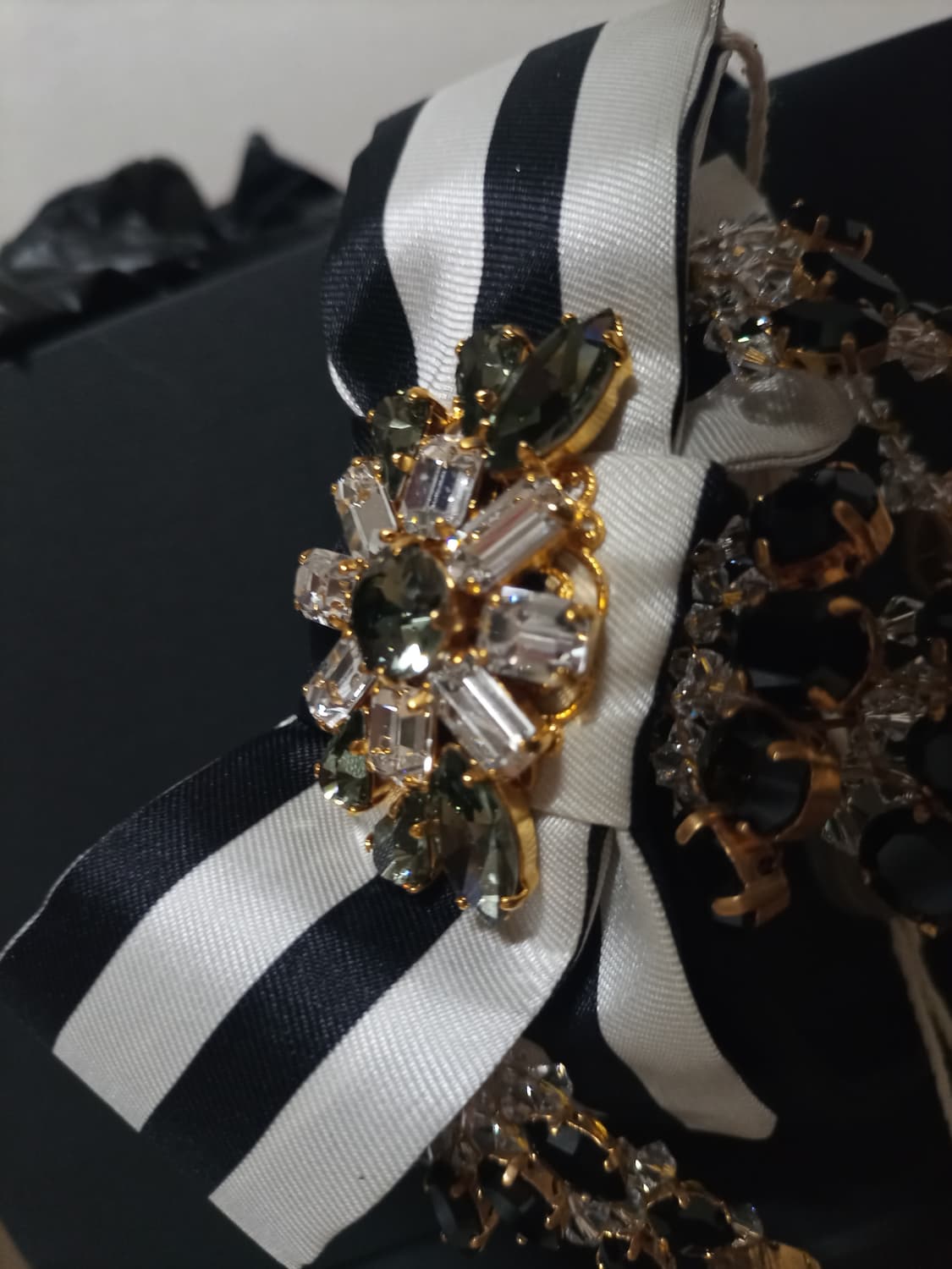 정품 돌체앤가바나 헤어밴드머리띠+돌체카드+돌체박스 상품이미지7