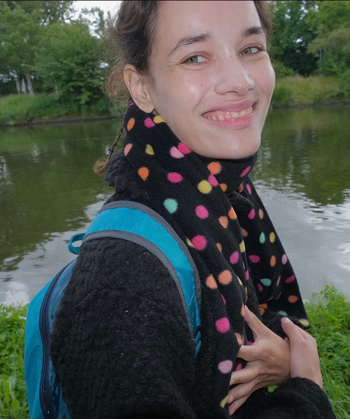 도트 머플러 상품이미지2