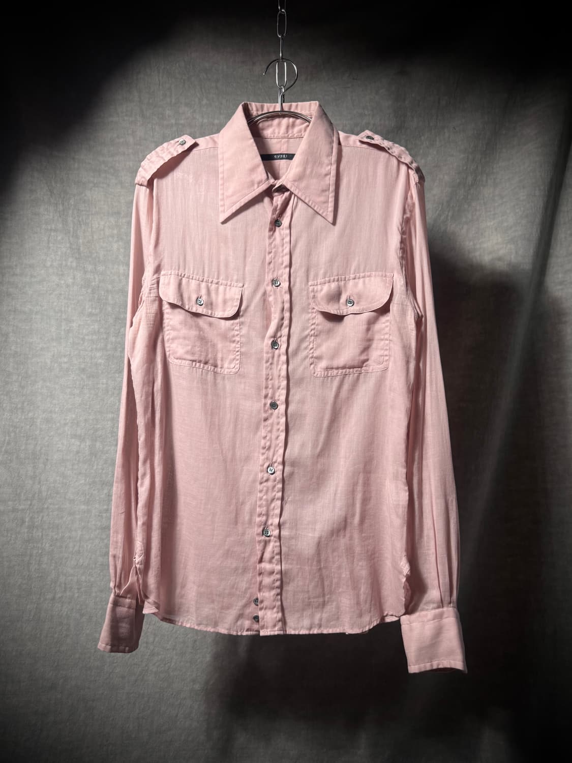 Gucci By Tom Ford Pink Safari Shirt  상품이미지1