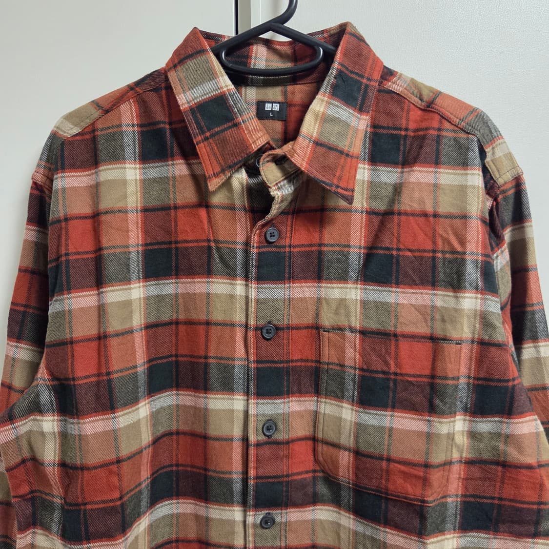 Uniqlo 유니클로 플란넬 체크 셔츠 L(100) 상품이미지2
