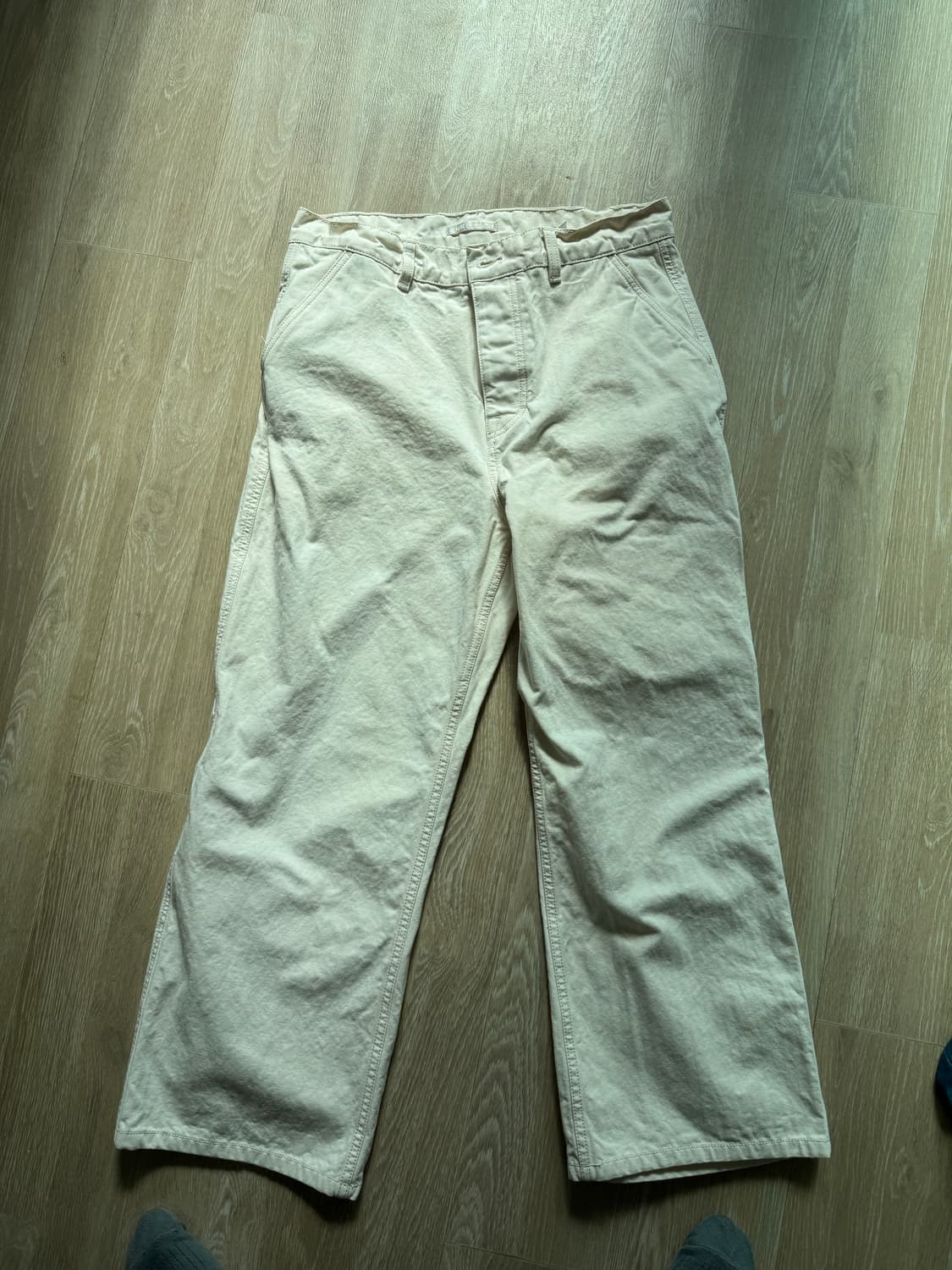 아워레가시 헤링본코튼카펜터트라우저46사이즈 상품이미지1