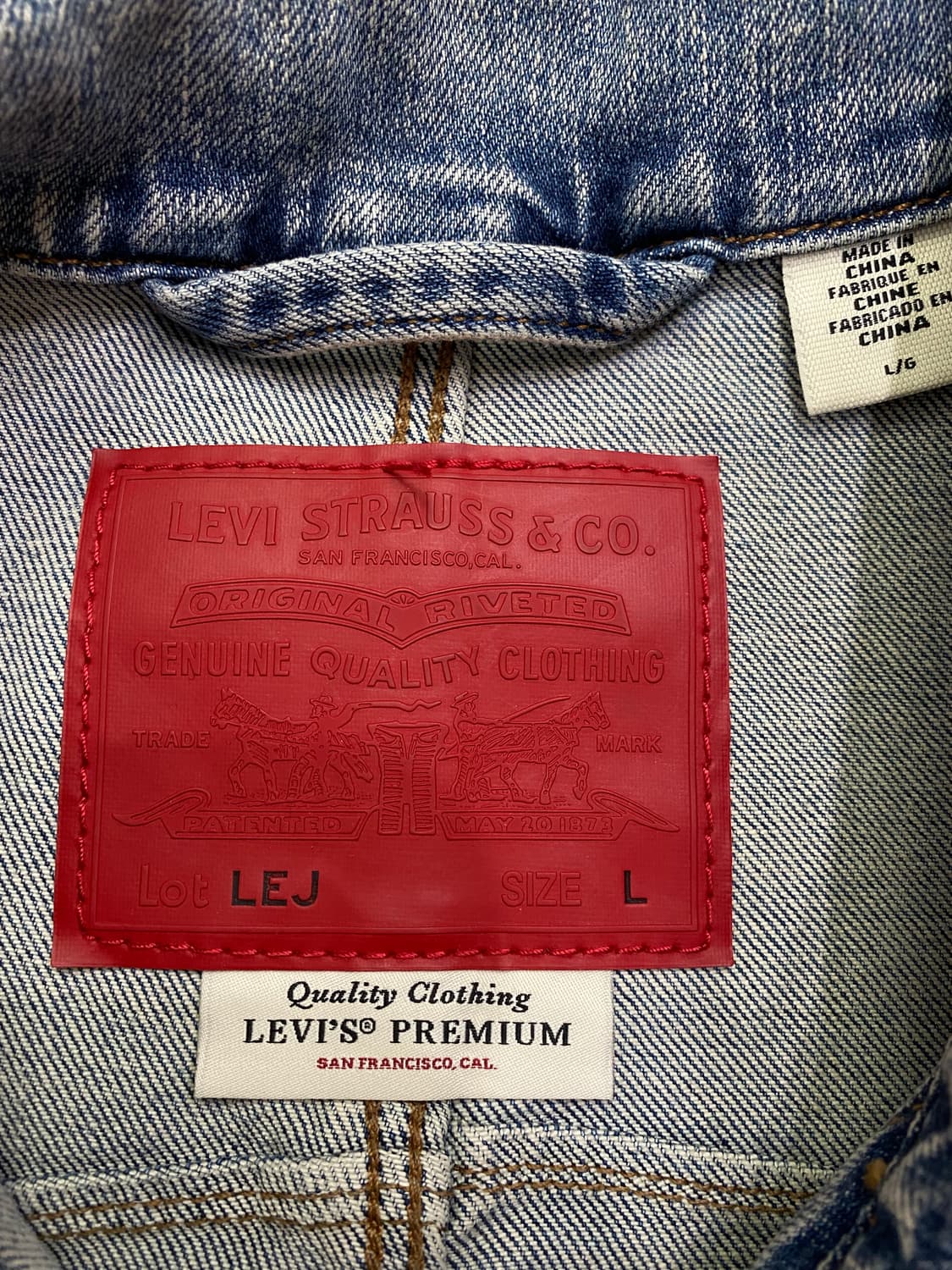 리바이스 LEJ 데님 트러커 자켓 상품이미지5