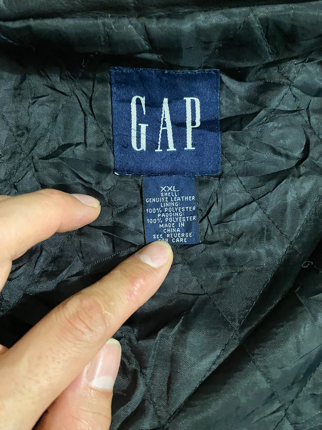 올드갭 레더 카코트 xxl 상품이미지5