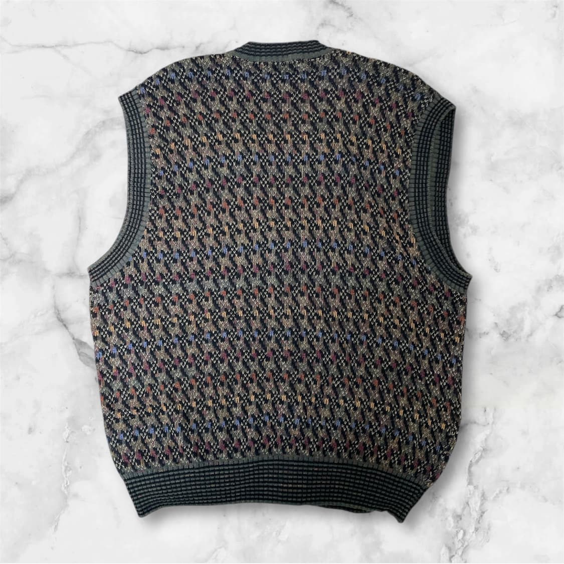 빈티지 - 미쏘니패턴 니트 베스트 상품이미지2