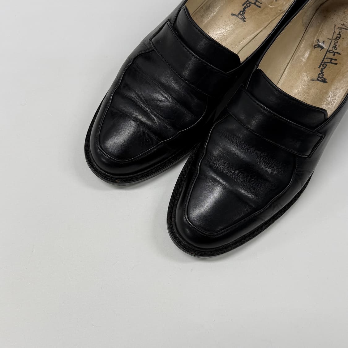 90s Margaret Howell mid heel loafers 상품이미지3
