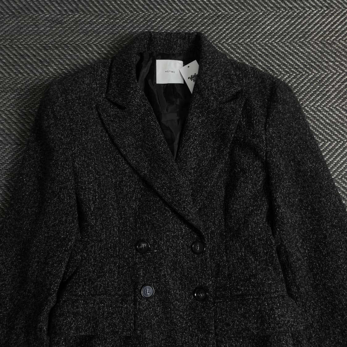 빈티지 우먼스 울 더플 하프 코트y 3557 상품이미지5