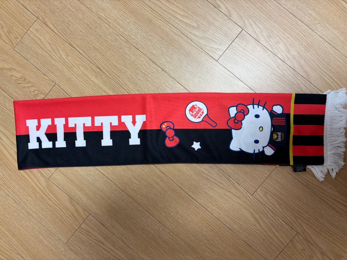 K리그 x 산리오 2025 머플러 헬로키티 FC서울 상품이미지2