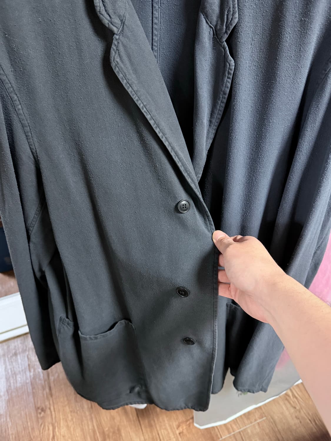 코모리 실크넵 3버튼 자켓 3사이즈 상품이미지2