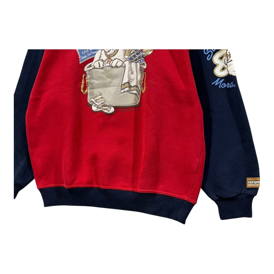 [CAPTAIN SANTA] 캡틴산타 키치 도그 프린팅 배색 맨투맨 상품이미지4