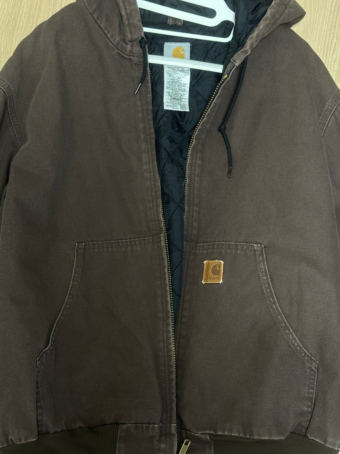 칼하트 덕 엑티브 J280 후드자켓 상품이미지2