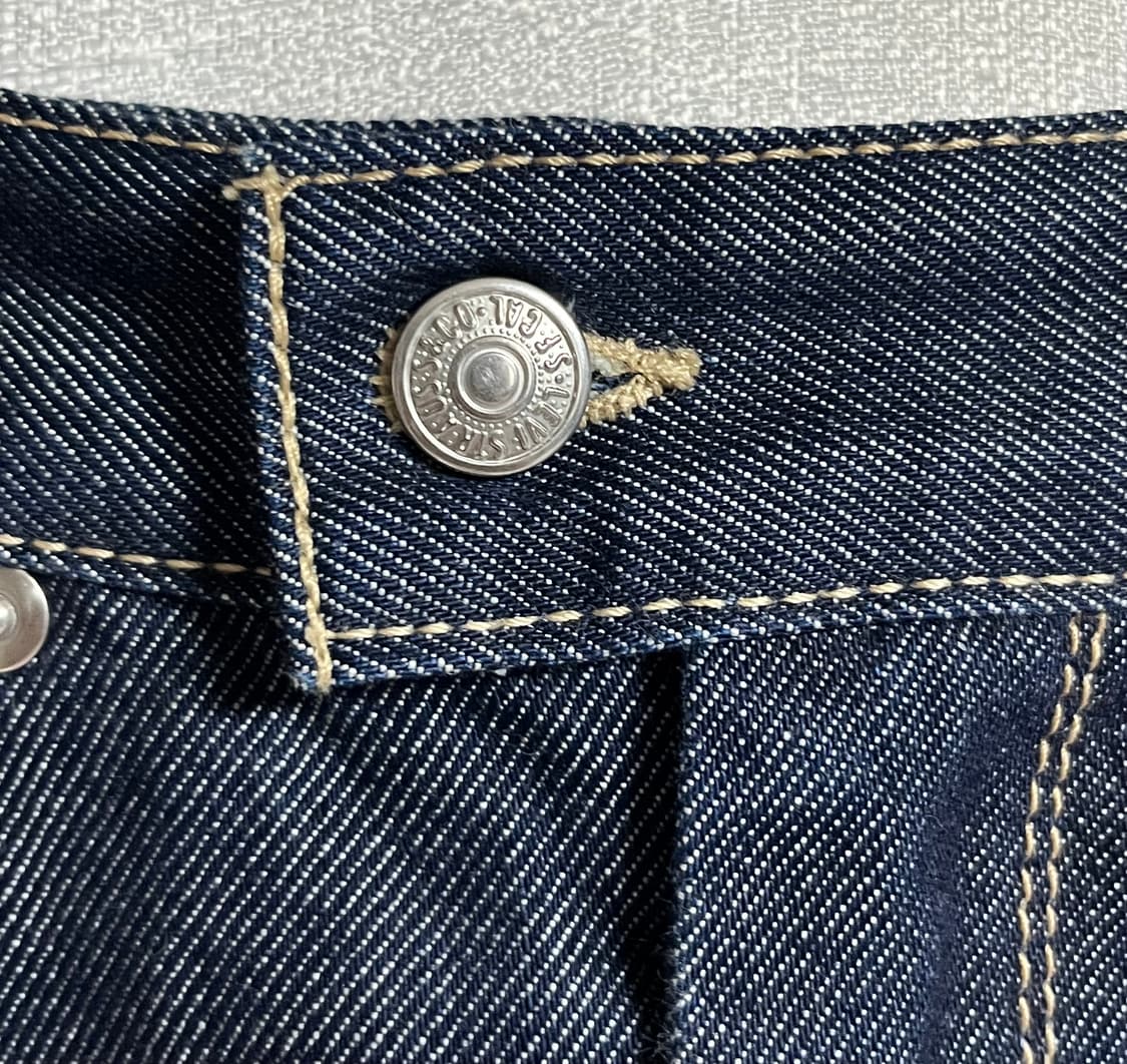 리바이스 생지 데님 A라인 치마 스커트  상품이미지4