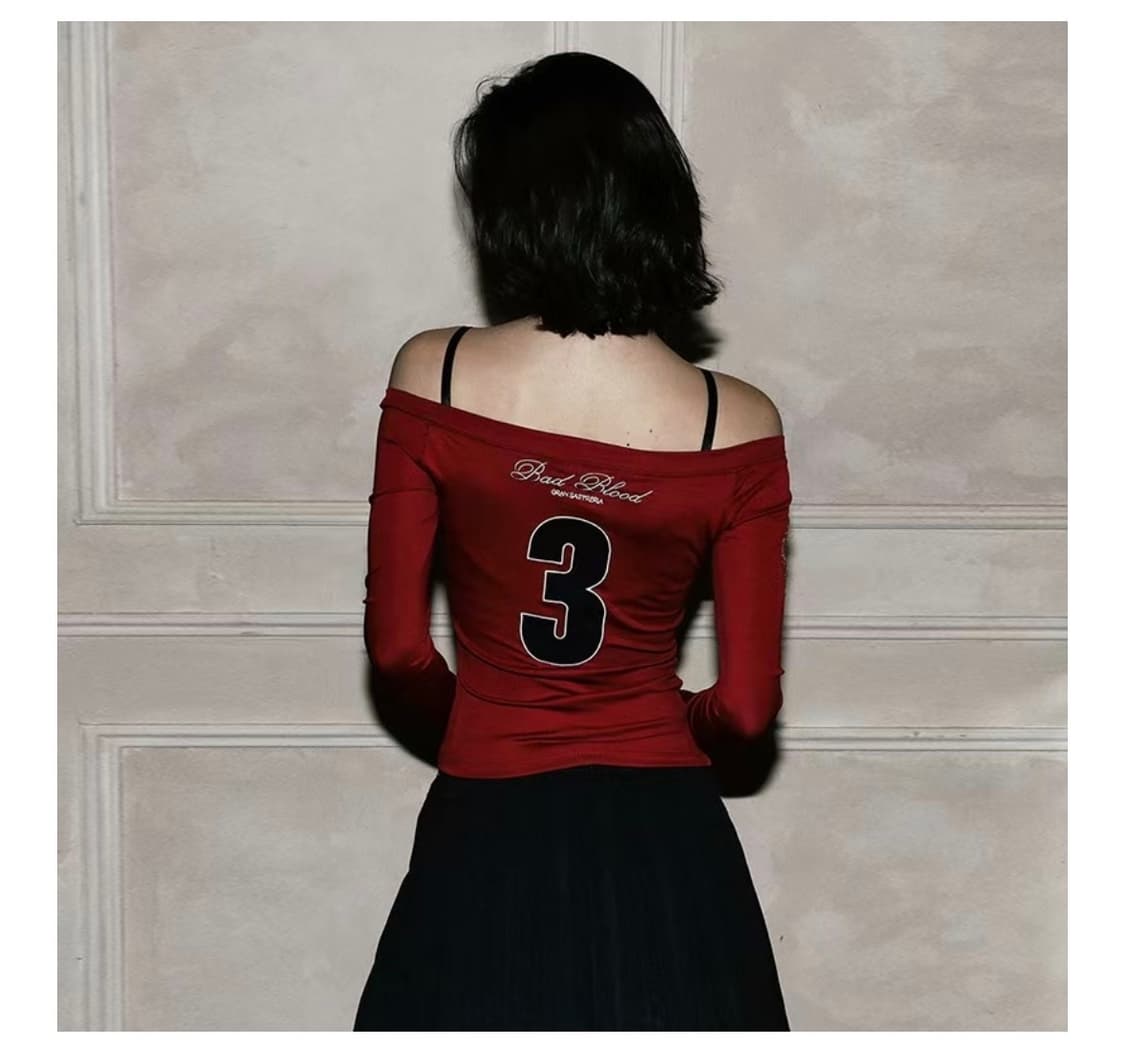 배드블러드 세인트 블러드 오프숄더 탑 상품이미지2