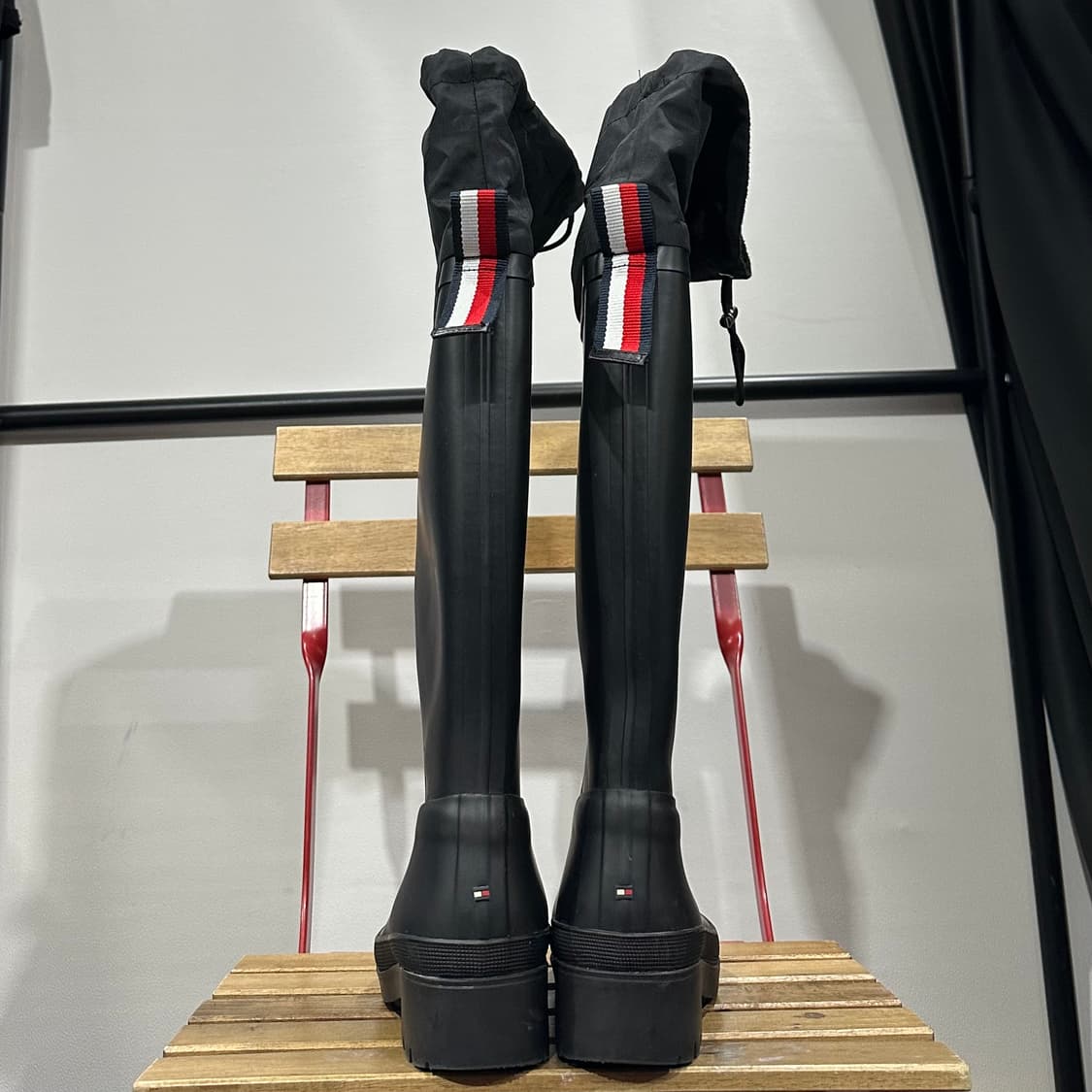 240) 타미힐피거 레인부츠 여성 여자 부츠 그레이시 오버 상품이미지4