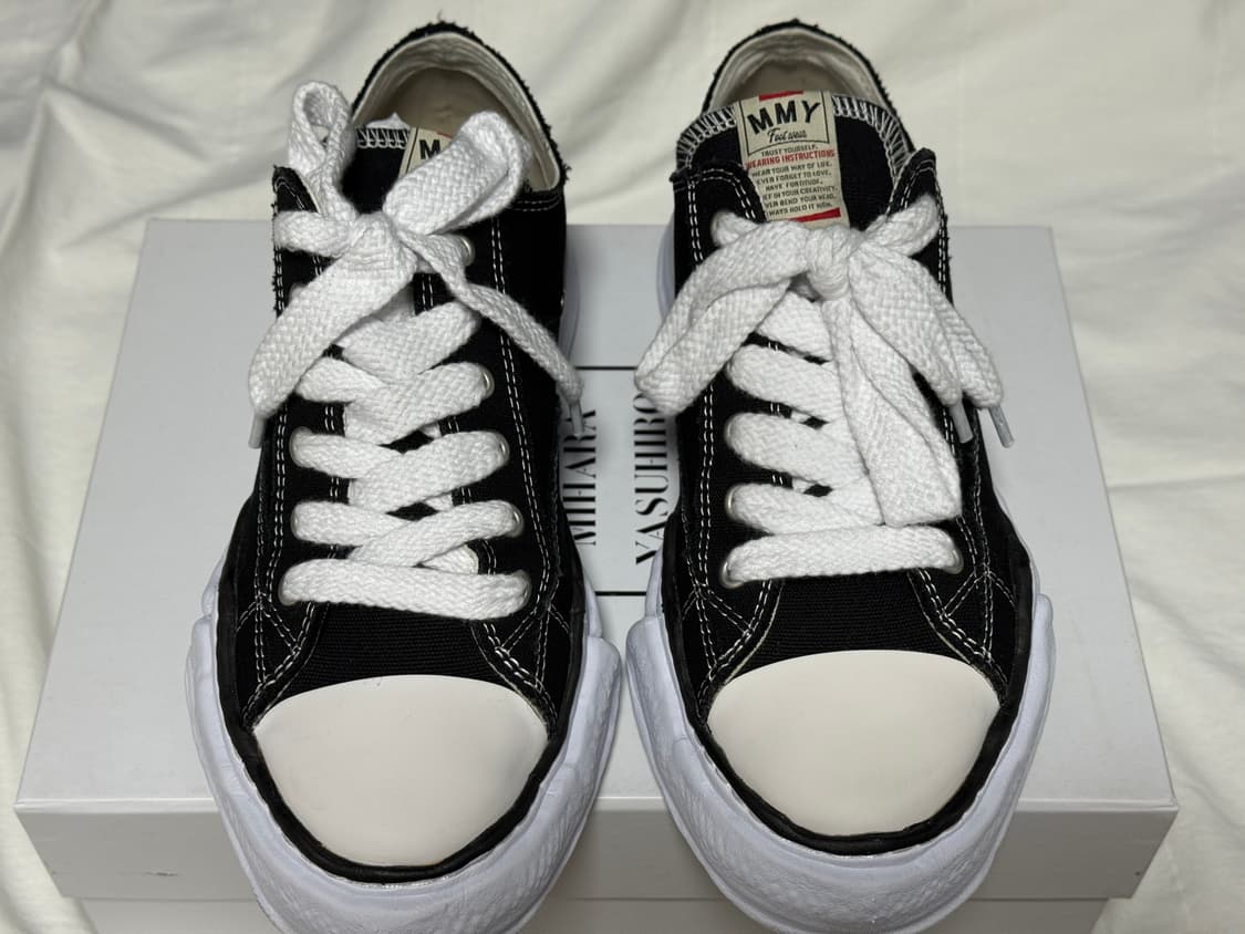 메종 미하라 야스히로 피터슨 OG 솔 캔버스 로우 44사이즈 상품이미지1