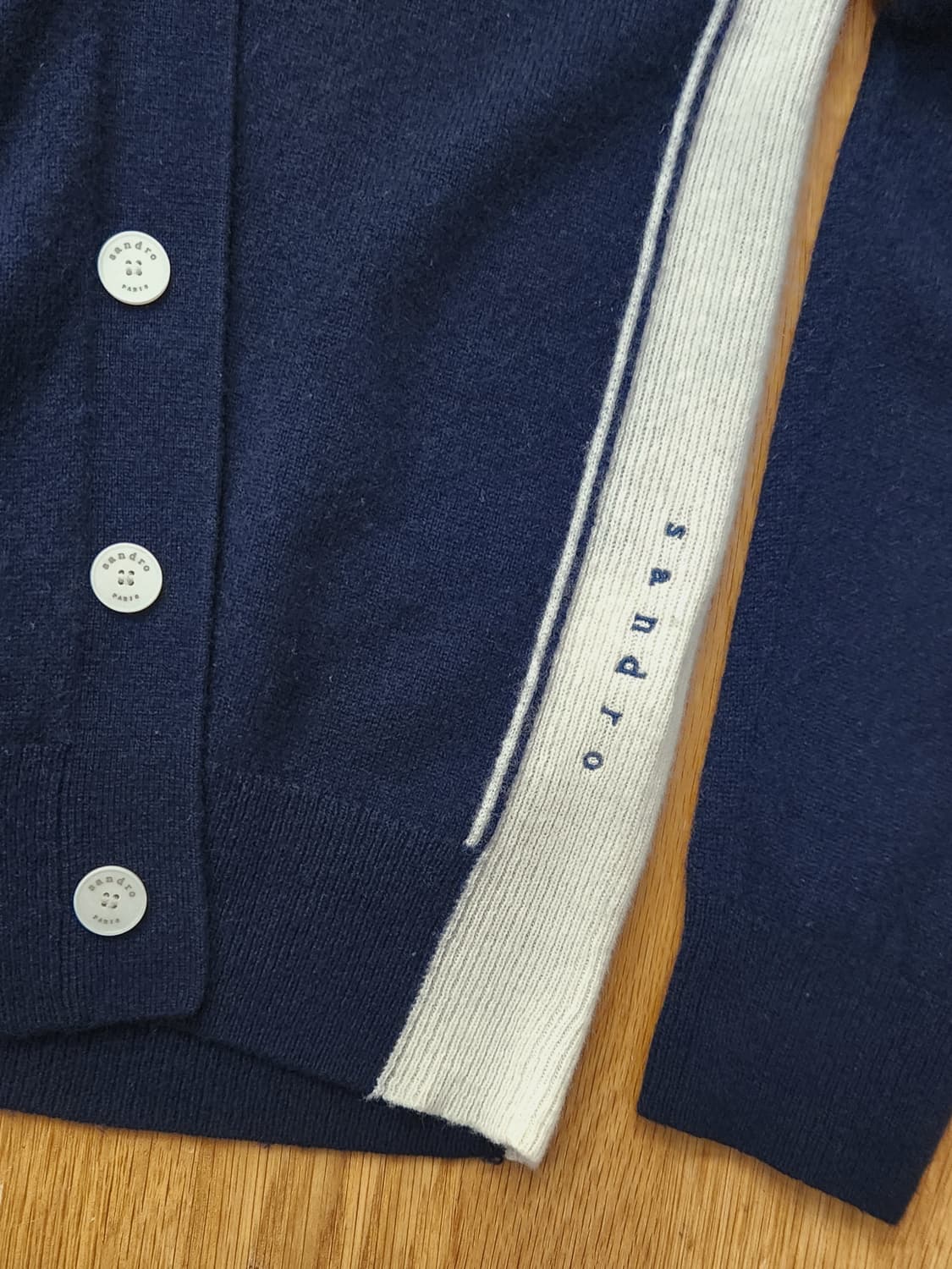 산드로옴므 남성 캐시미어 가디건L 상품이미지3