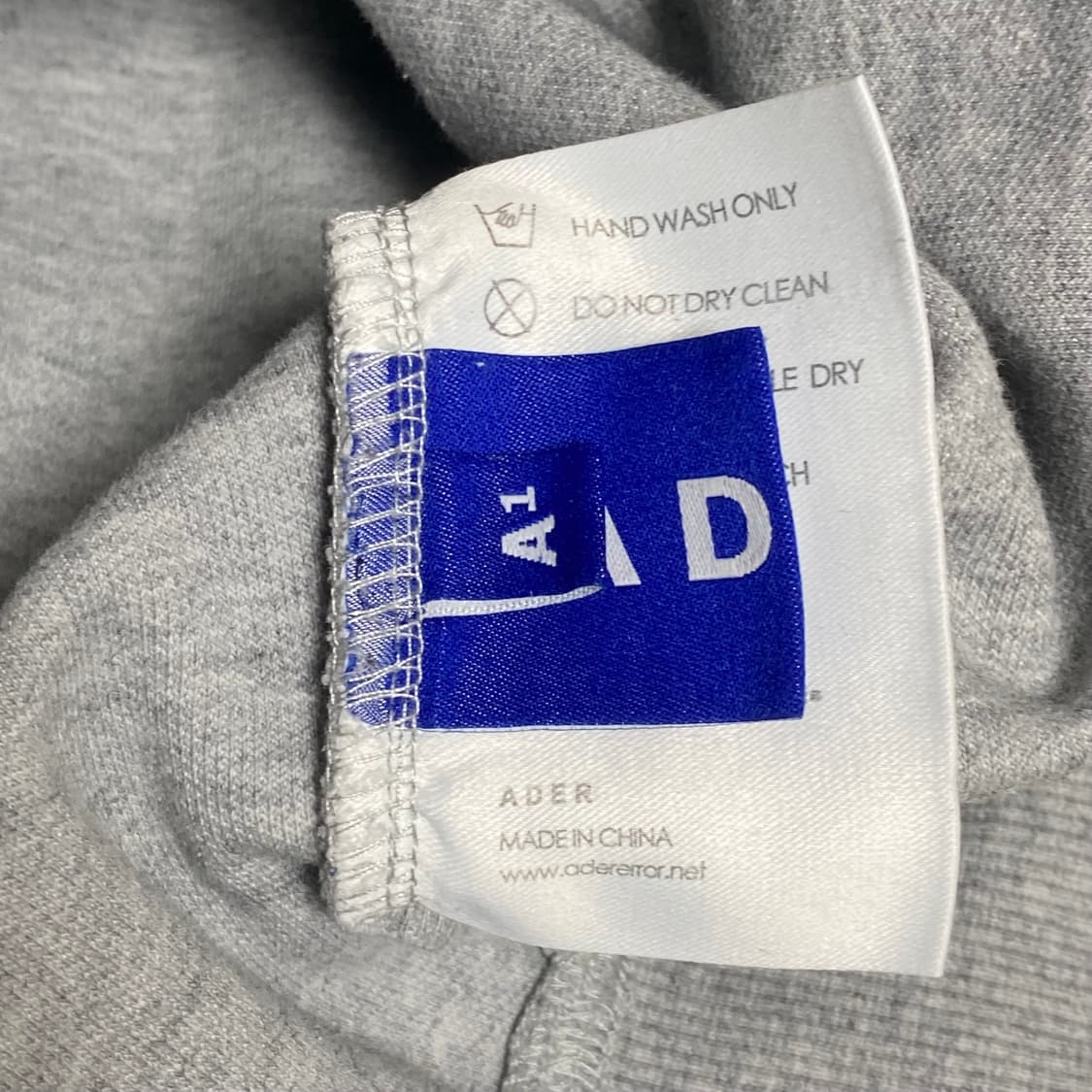 아더에러 6주년 테트리스 후드 그레이  상품이미지5