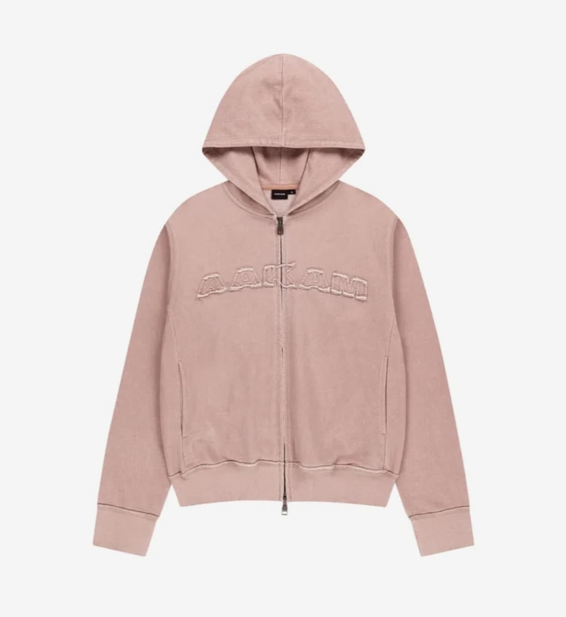 아캄 후드집업 핑크 Logo Patch Zip-Up Hoodie (Pin 상품이미지1