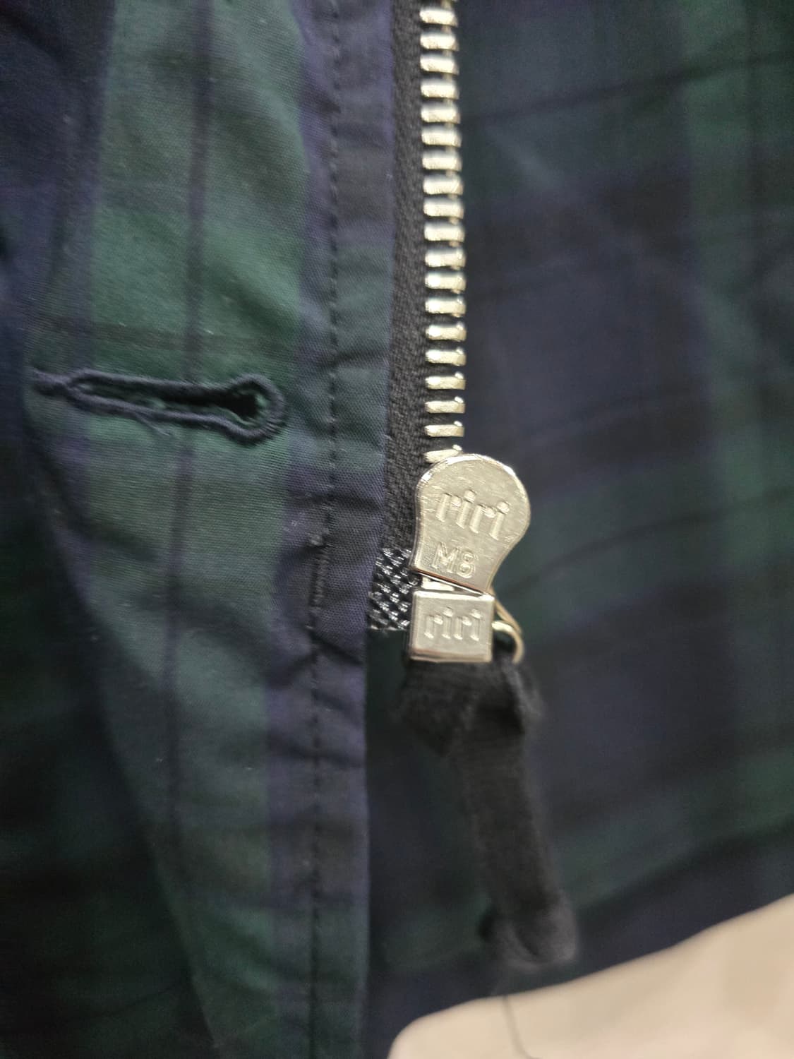 EASTLOGUE 이스트로그 블랙워치 체크 집업 자켓 상품이미지7