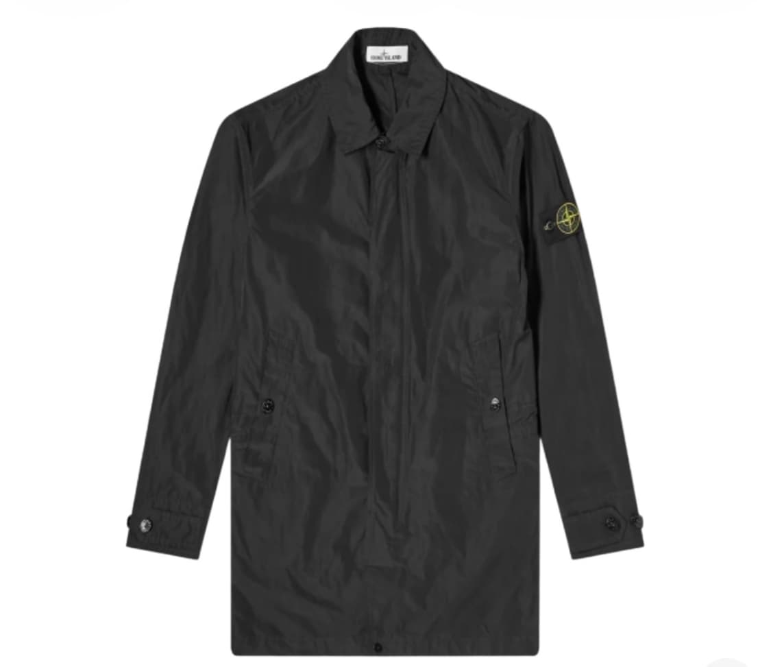 스톤 아일랜드 70122 마이크로 랩스 트렌치 코트 블랙 - 21SS 상품이미지1