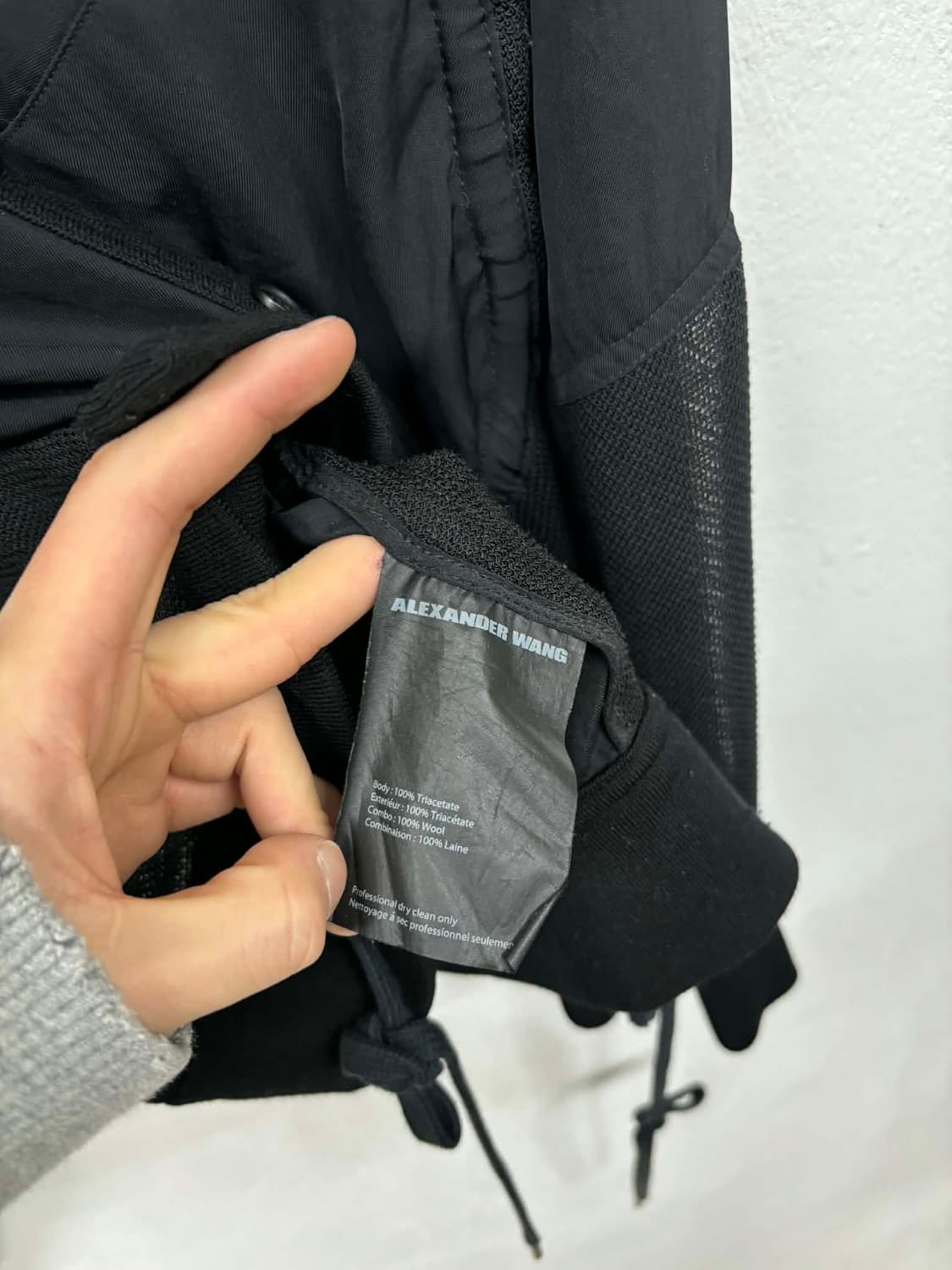 [XS] 알렉산더왕 메쉬 판넬 가디건 자켓 상품이미지4