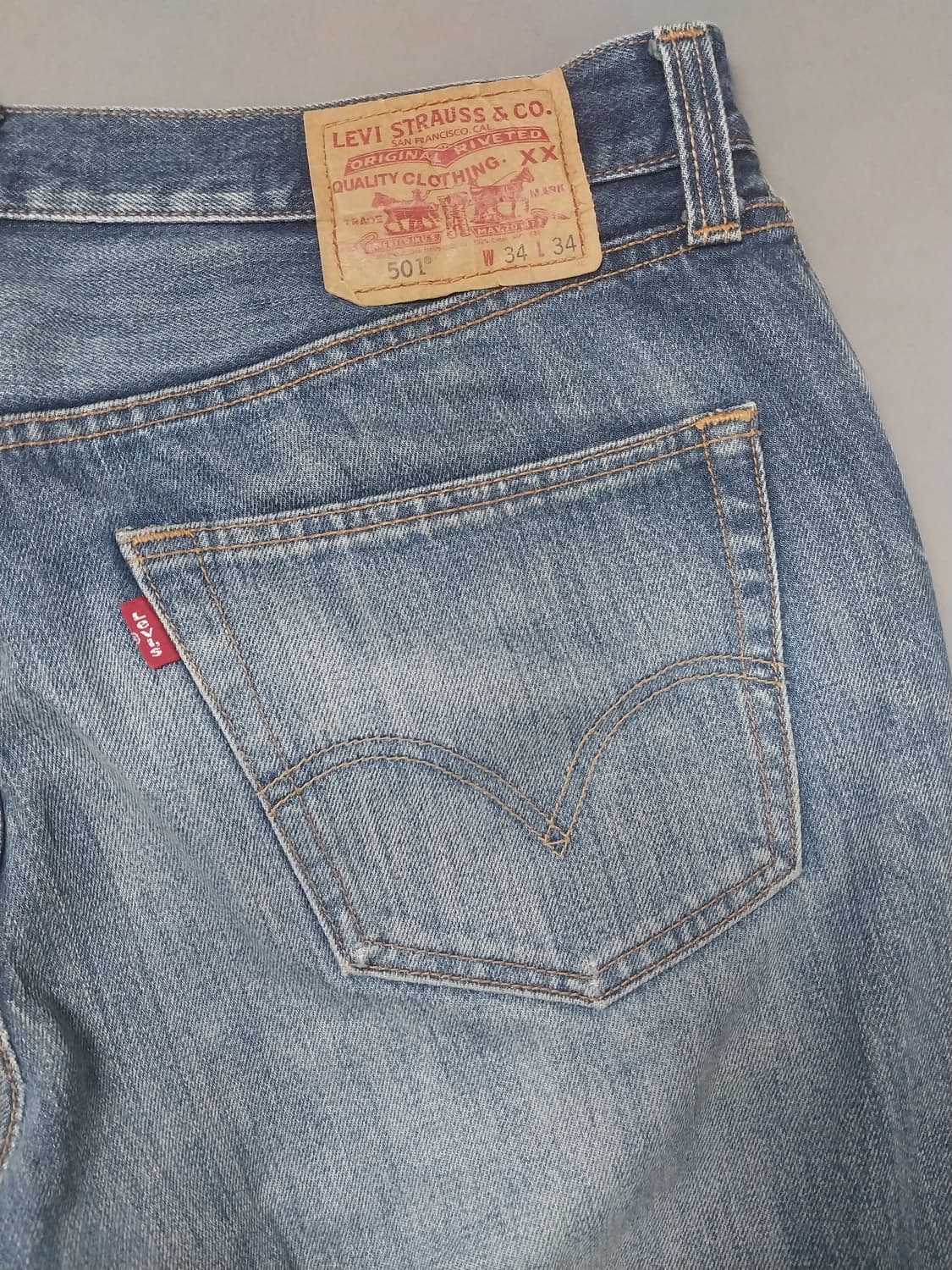 [34] 리바이스 501xx 00s 빈티지 오리지널진 청뱌지 상품이미지9