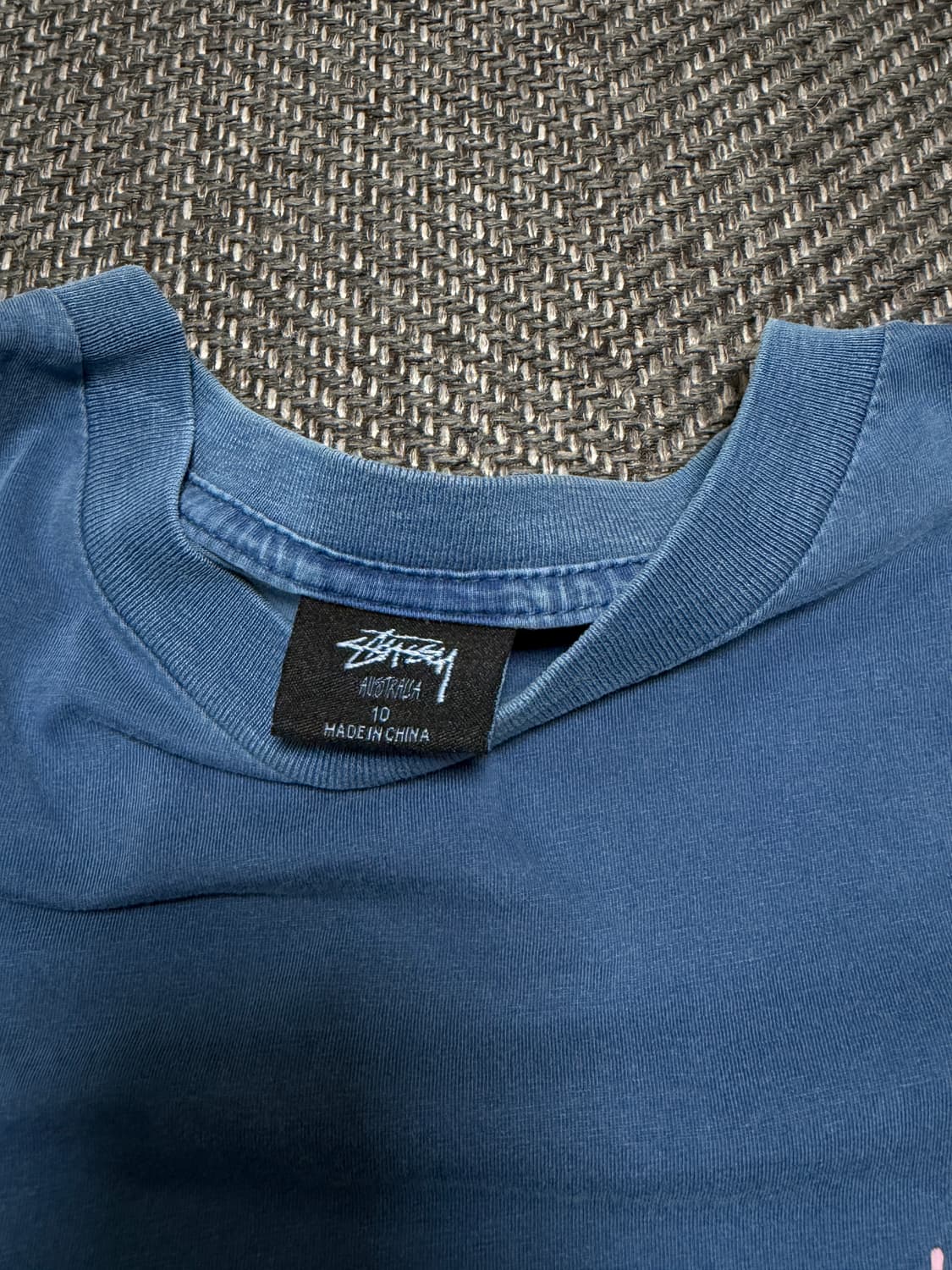 스투시 티셔츠 블루 상품이미지5