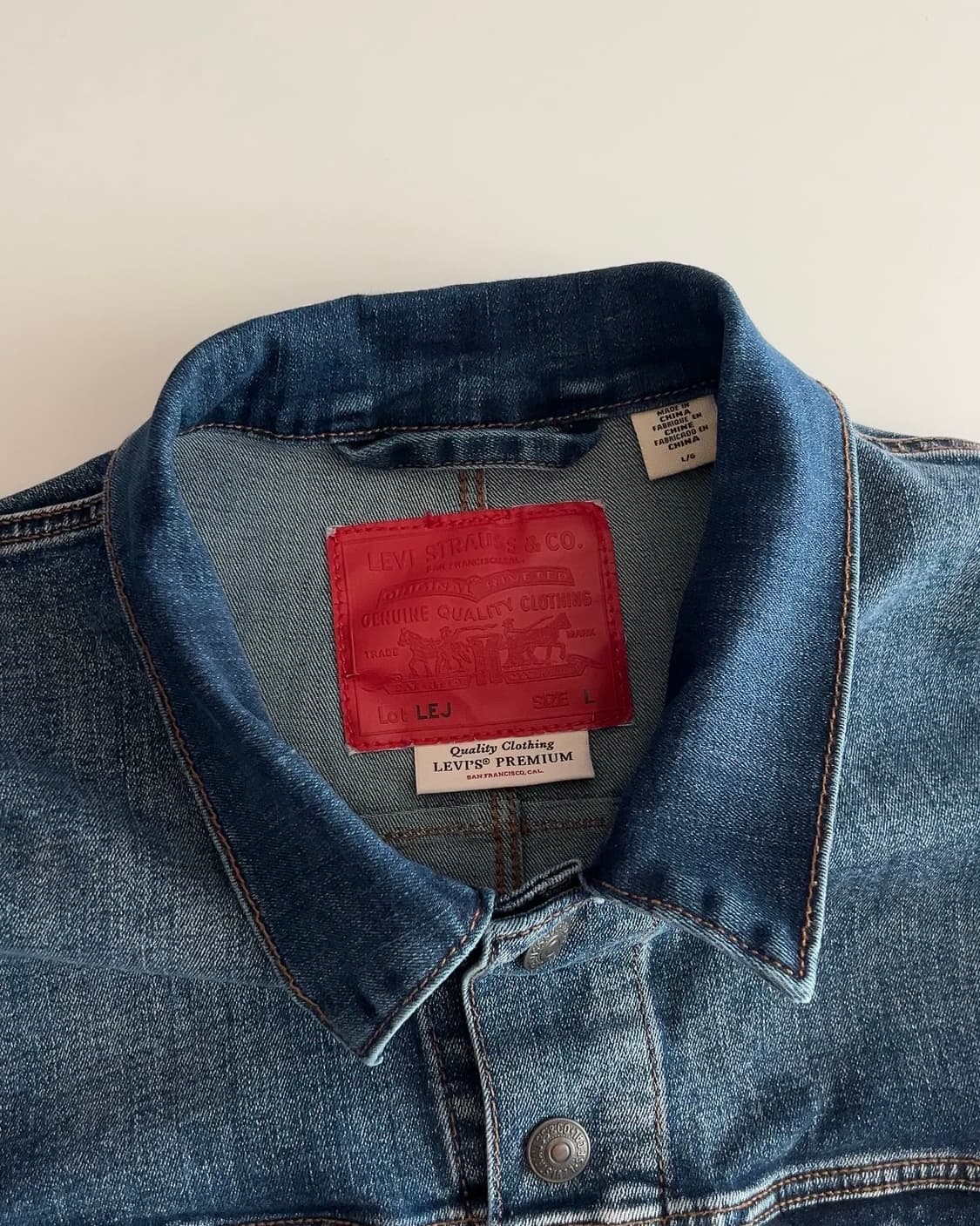 리바이스 엔지니어드진 데님자켓 L 상품이미지5