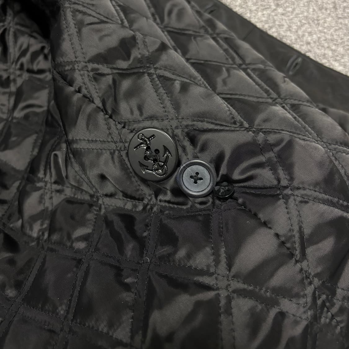 90s 갭 가죽 피코트 상품이미지5