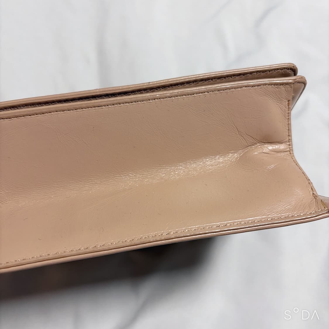 LANVIN 랑방 퀄팅 체인 크로스백 핑크베이지 상품이미지6