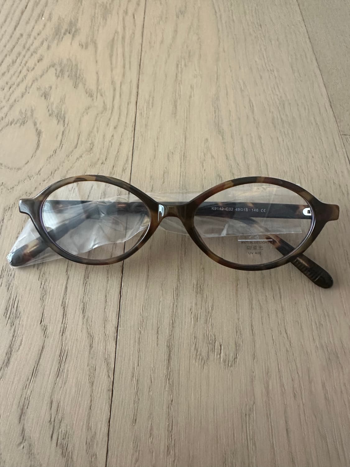 Y2K 호피 라운드 안경 상품이미지2